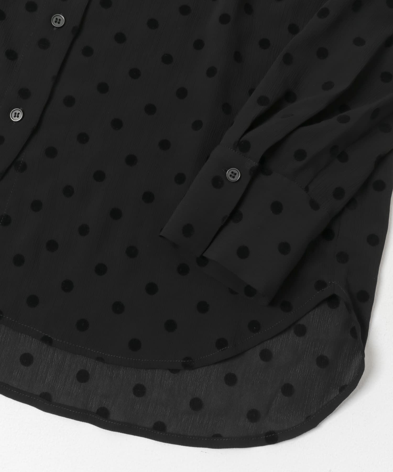 URBAN RESEARCH DOORS「フロッキードットシャツ」|シャツ・ブラウス|