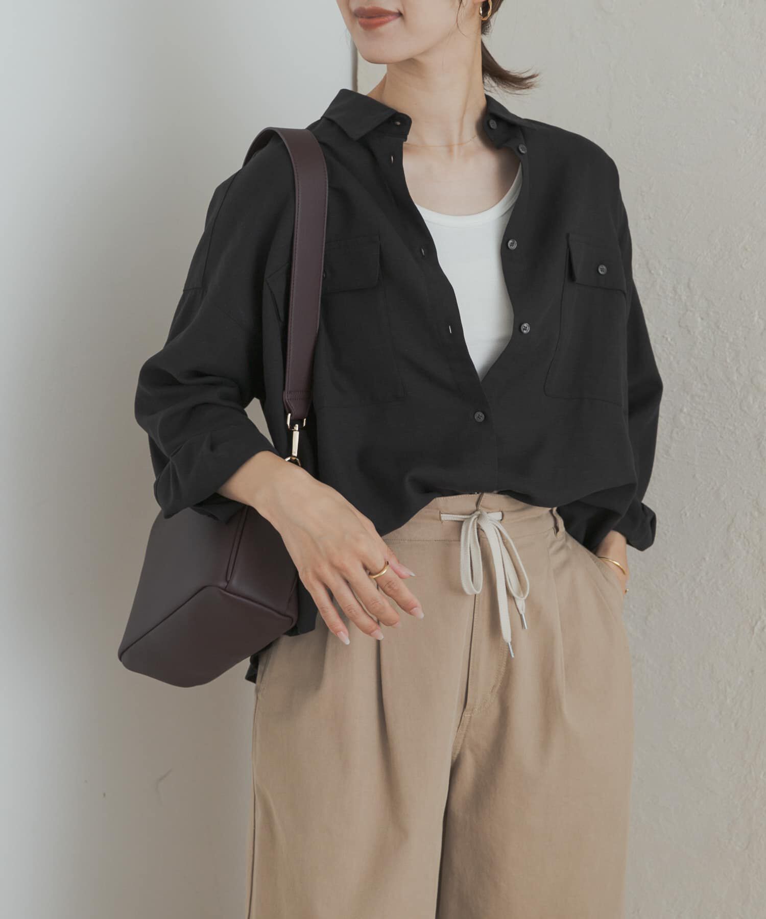 URBAN RESEARCH DOORS「『セットアップ対応』 ワークポケットシャツ」|シャツ・ブラウス|