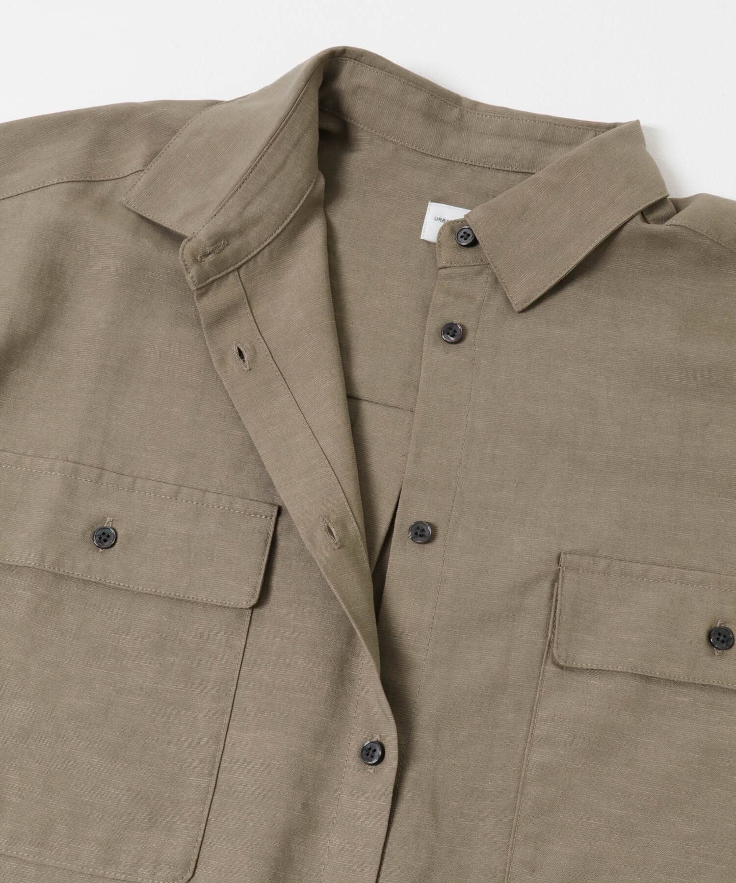 URBAN RESEARCH DOORS「『セットアップ対応』 ワークポケットシャツ」|シャツ・ブラウス|