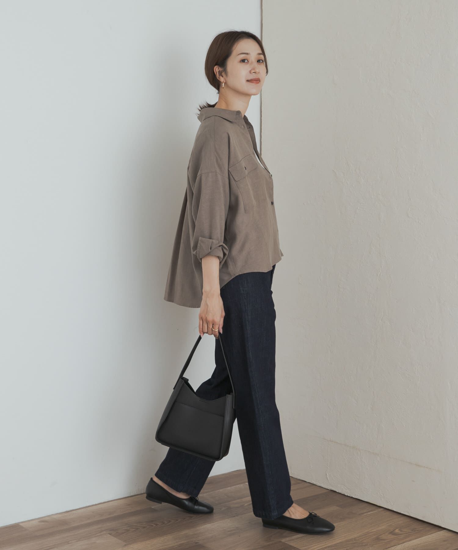 URBAN RESEARCH DOORS「『セットアップ対応』 ワークポケットシャツ」|シャツ・ブラウス|