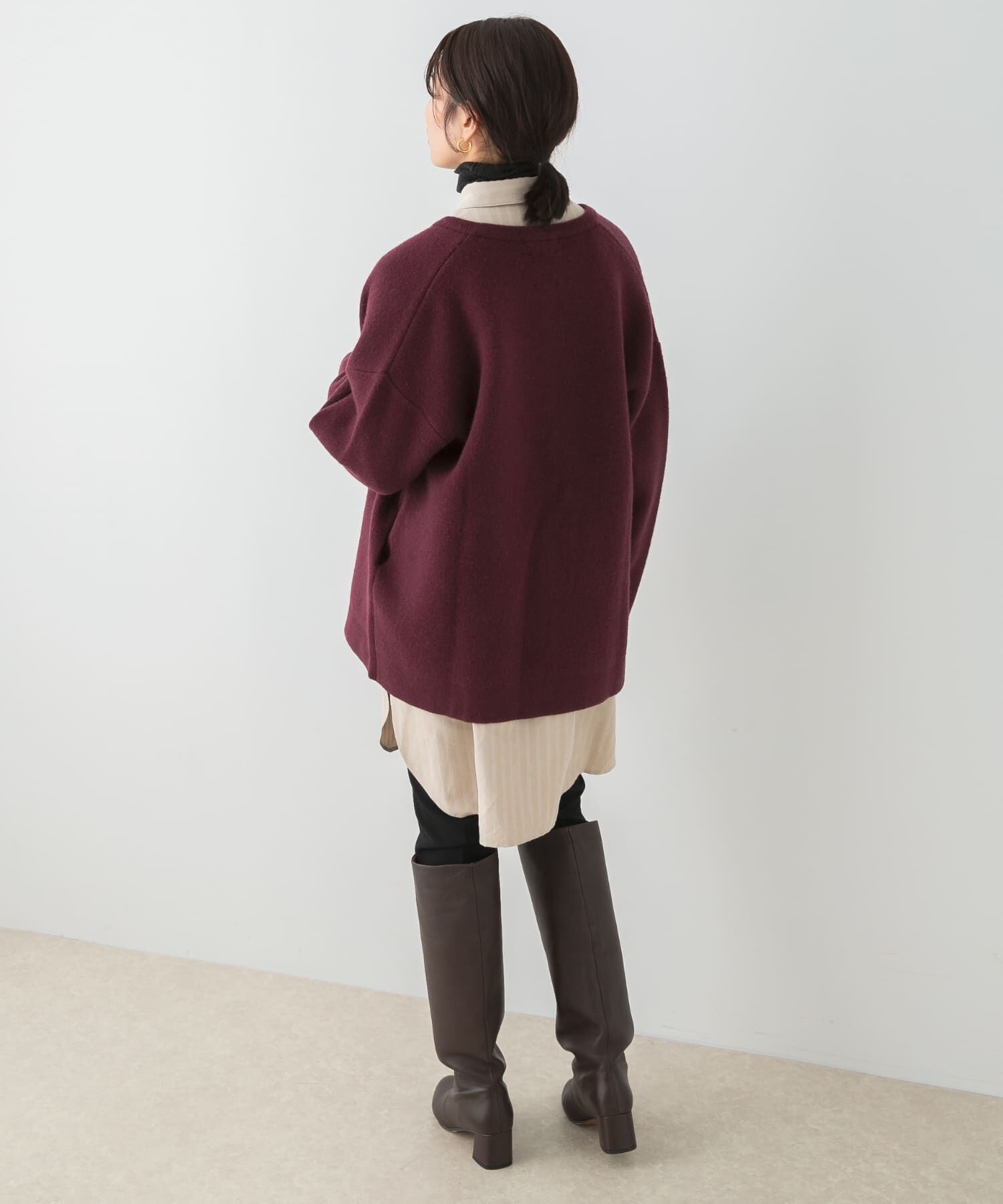 URBAN RESEARCH ROSSO「F by ROSSO　マルチWAYスエードタッチシャツ」|シャツ・ブラウス|