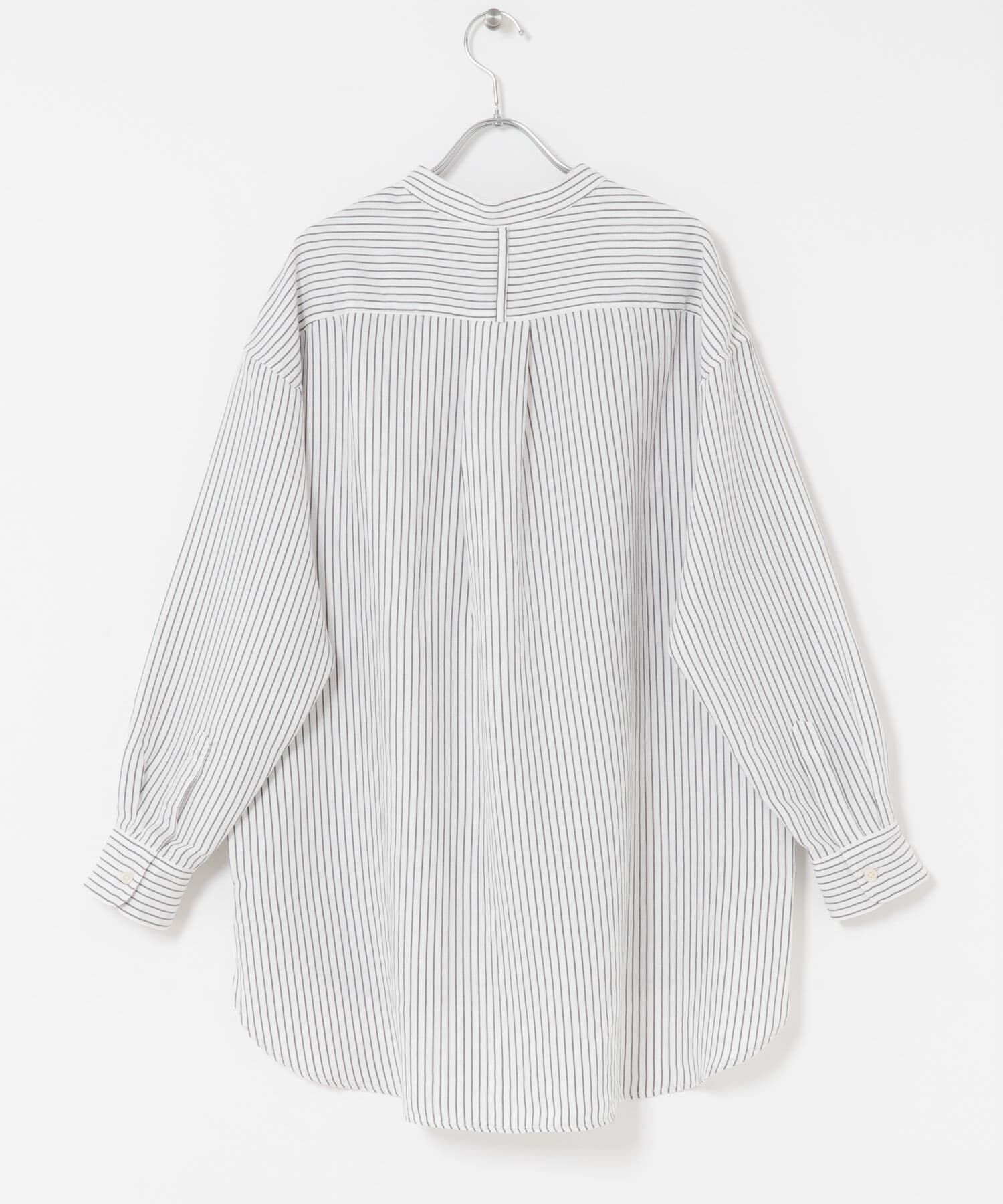 URBAN RESEARCH DOORS「FORK&SPOON　バンドカラーダブルクロスシャツ」|シャツ・ブラウス|