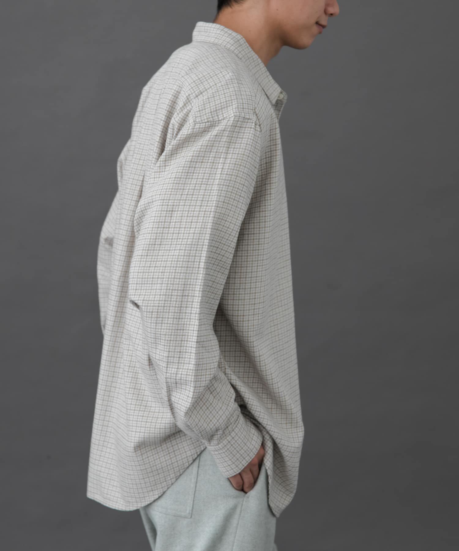 URBAN RESEARCH DOORS「FORK&SPOON　ネルチェックシャツ」|シャツ・ブラウス|