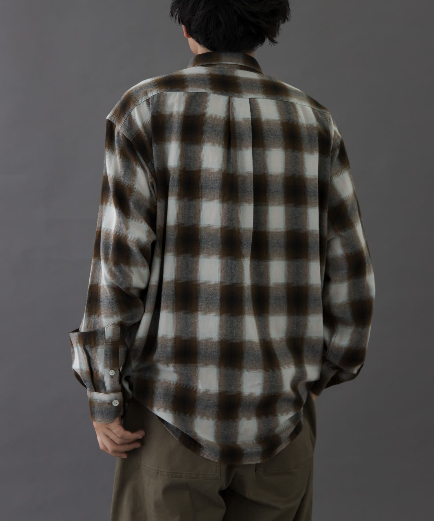 URBAN RESEARCH DOORS「FORK&SPOON　ネルチェックシャツ」|シャツ・ブラウス|