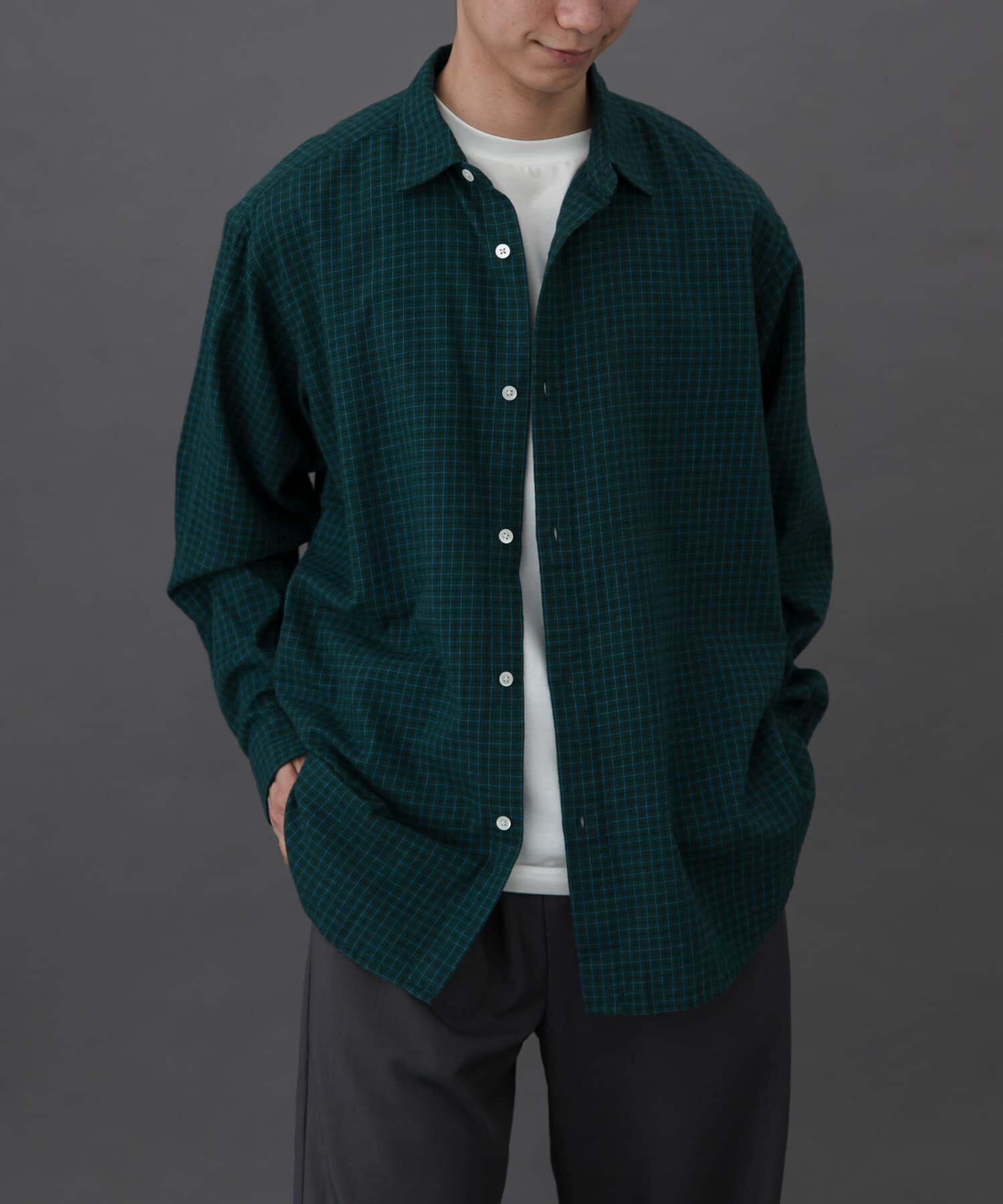 URBAN RESEARCH DOORS「FORK&SPOON　ネルチェックシャツ」|シャツ・ブラウス|