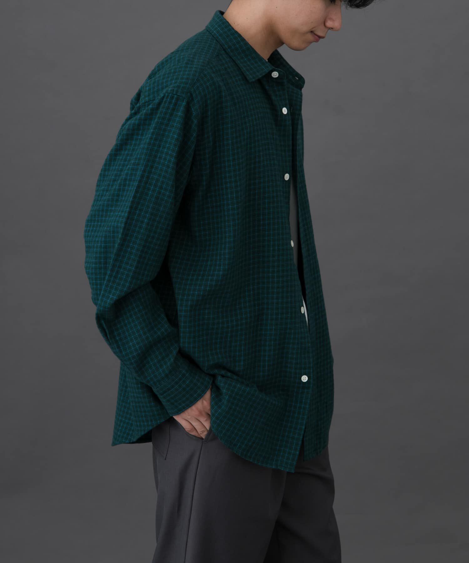 URBAN RESEARCH DOORS「FORK&SPOON　ネルチェックシャツ」|シャツ・ブラウス|