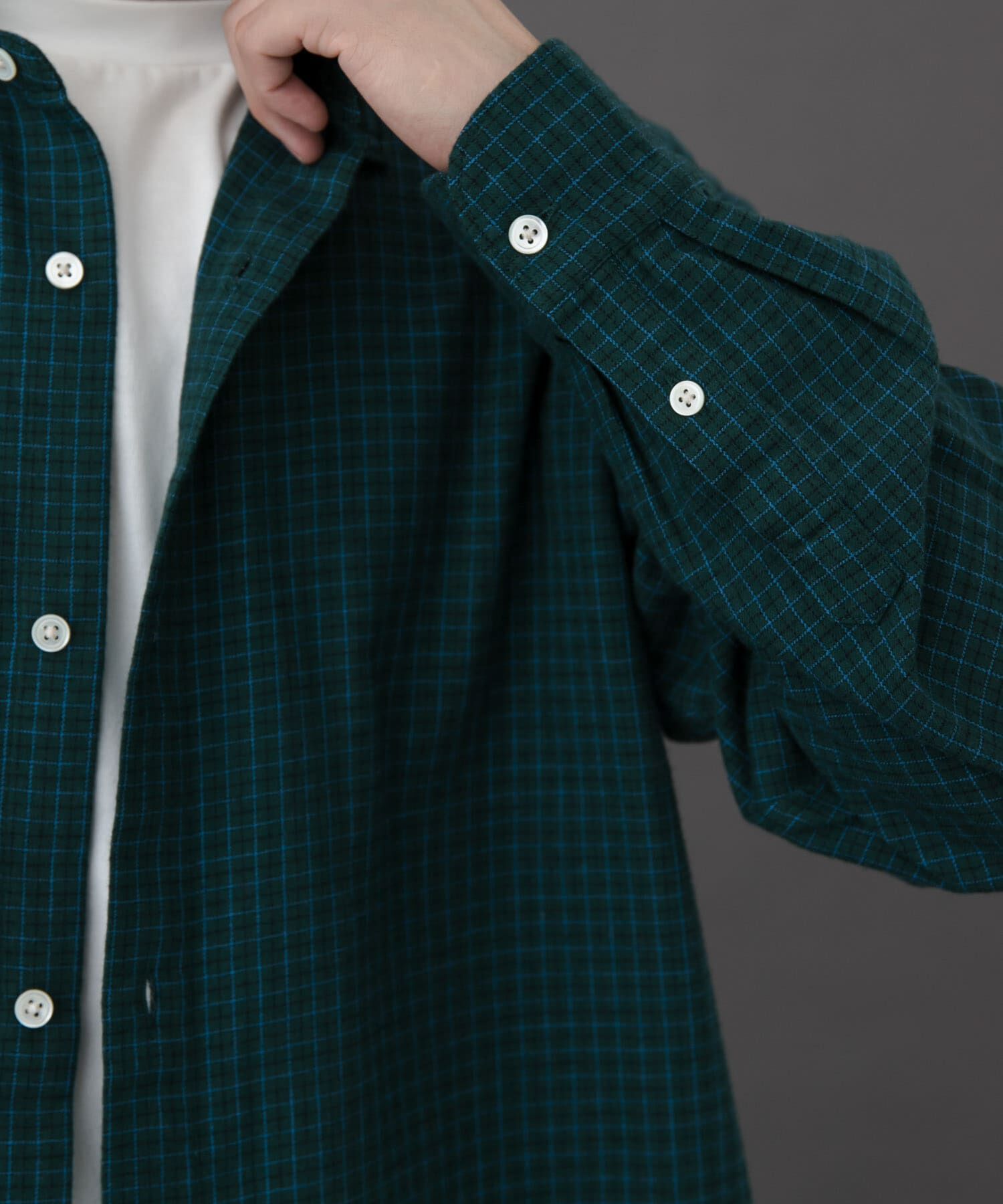 URBAN RESEARCH DOORS「FORK&SPOON　ネルチェックシャツ」|シャツ・ブラウス|