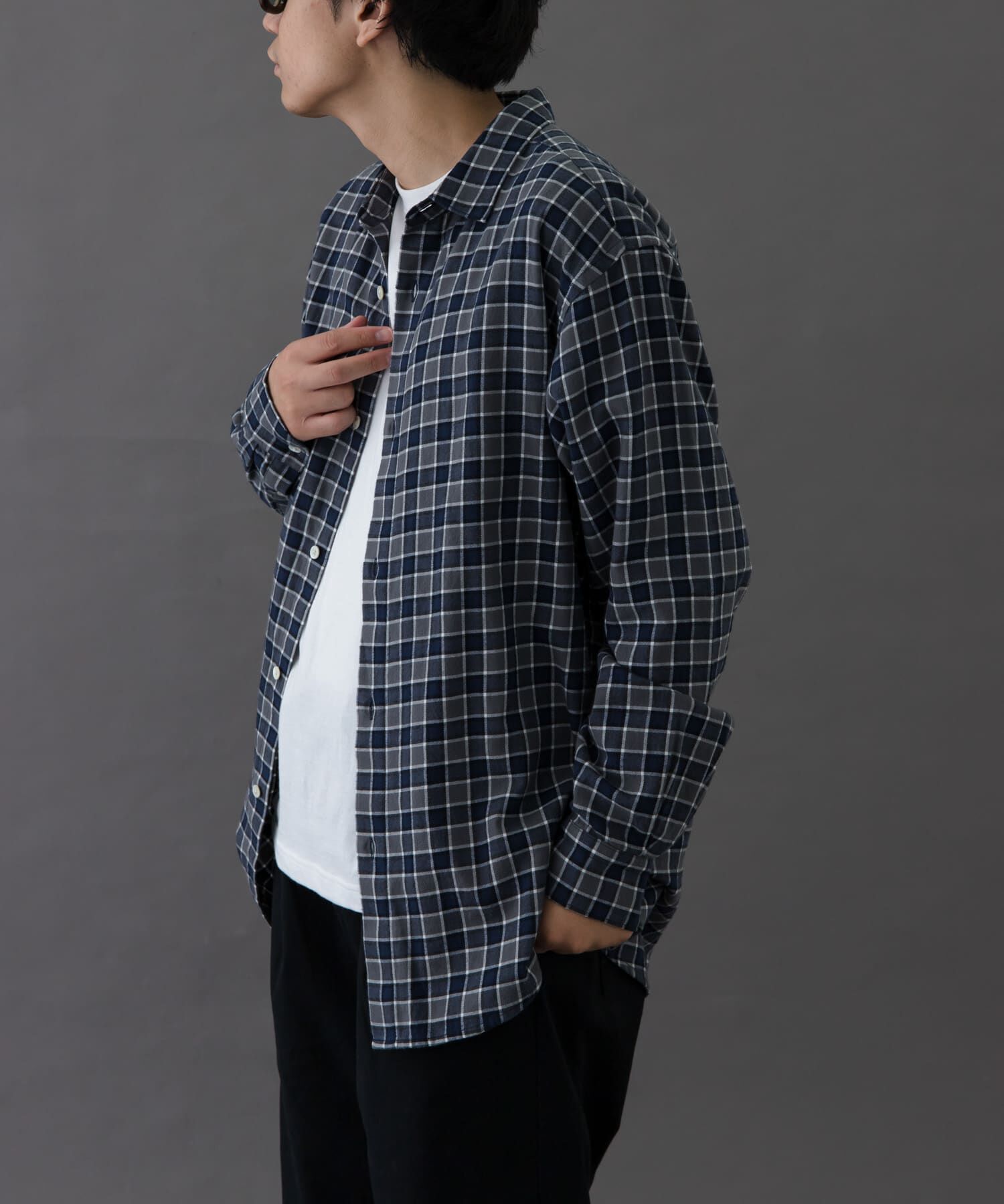 URBAN RESEARCH DOORS「FORK&SPOON　ネルチェックシャツ」|シャツ・ブラウス|