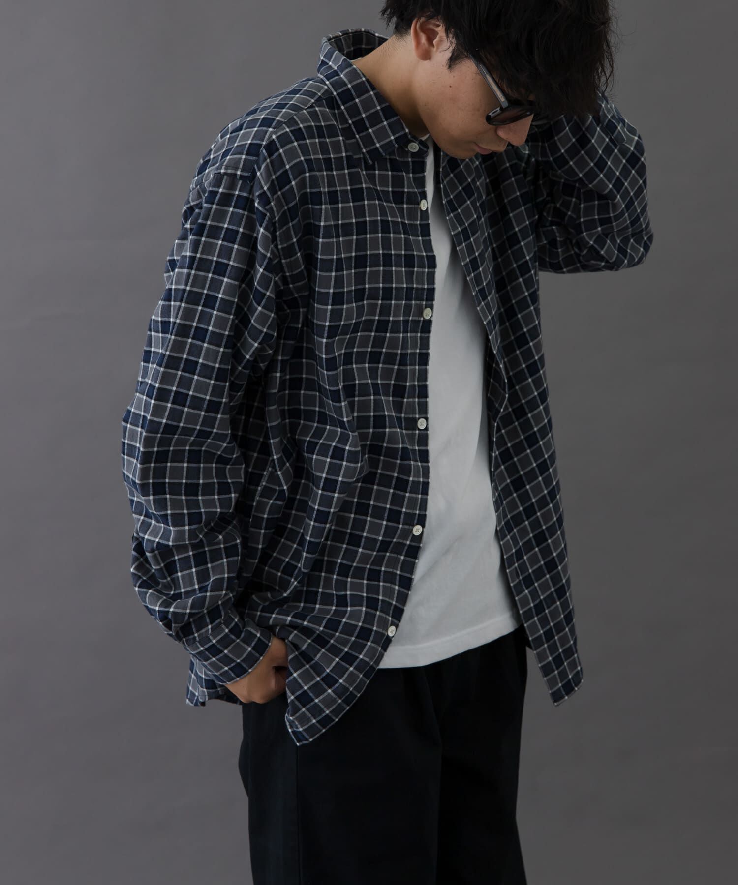 URBAN RESEARCH DOORS「FORK&SPOON　ネルチェックシャツ」|シャツ・ブラウス|