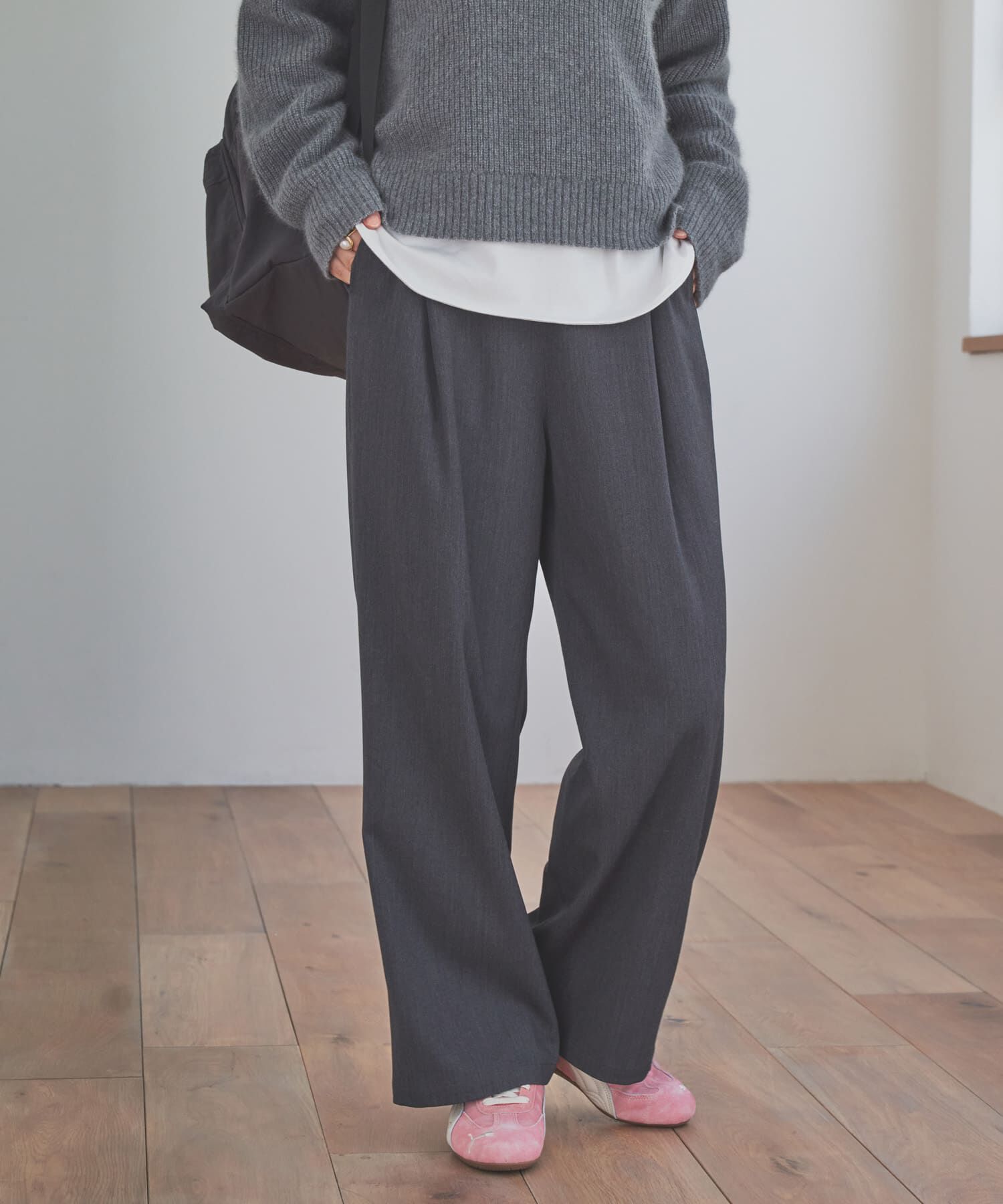 URBAN RESEARCH DOORS「『仁村紗和さん着用』『UR TECH』完声フロントタックイージーパンツ」|その他|