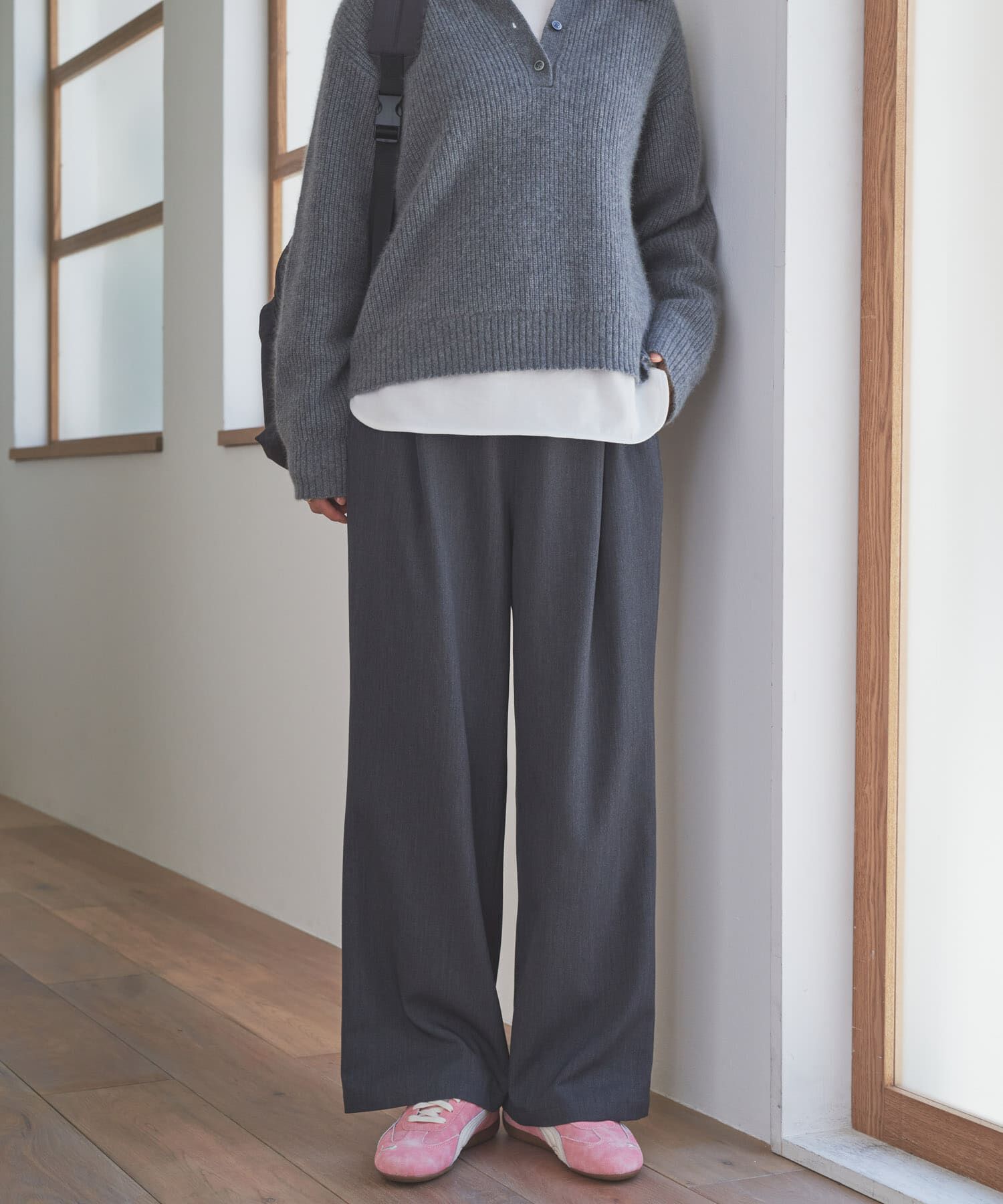 URBAN RESEARCH DOORS「『仁村紗和さん着用』『UR TECH』完声フロントタックイージーパンツ」|その他|