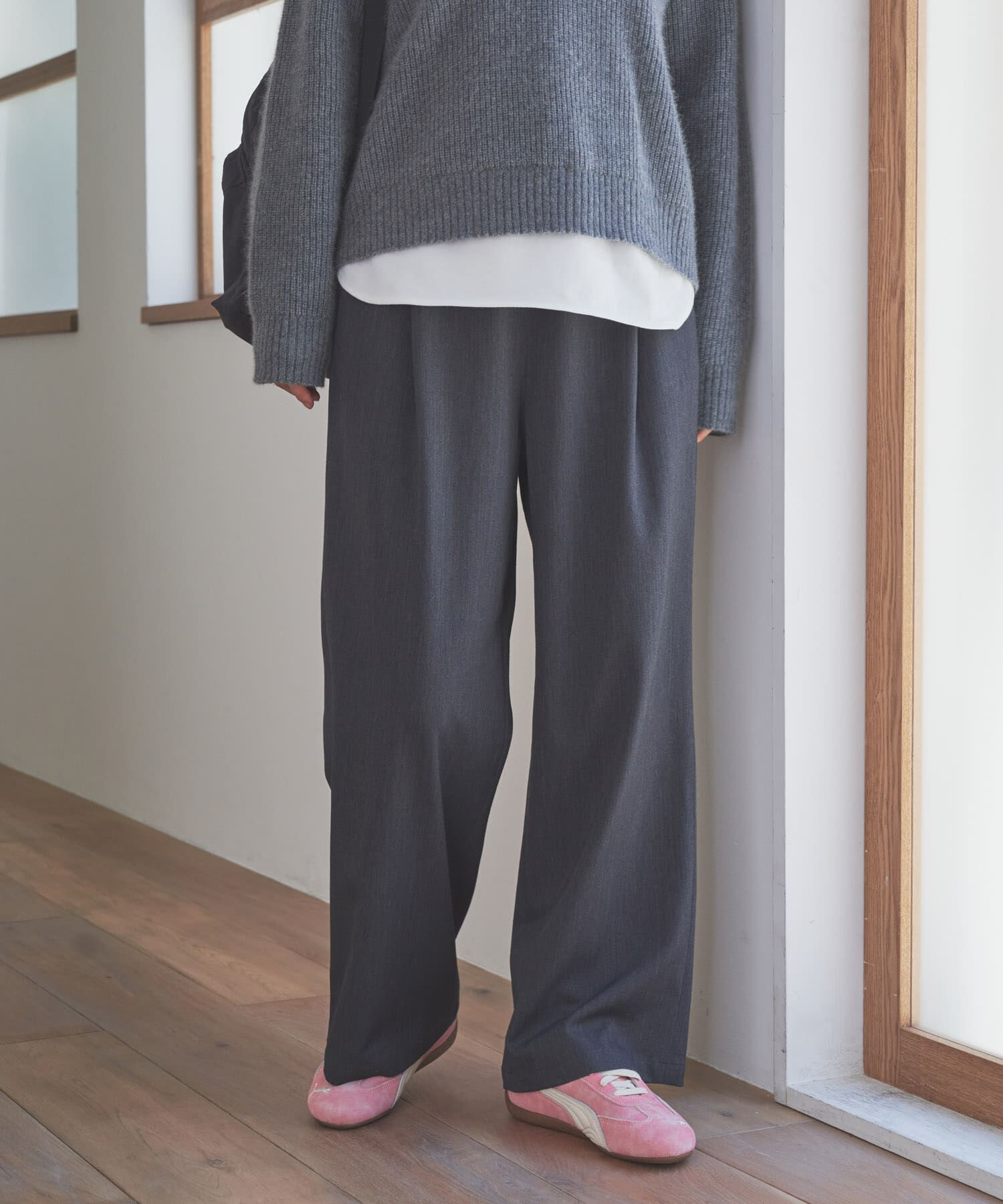 URBAN RESEARCH DOORS「『仁村紗和さん着用』『UR TECH』完声フロントタックイージーパンツ」|その他|