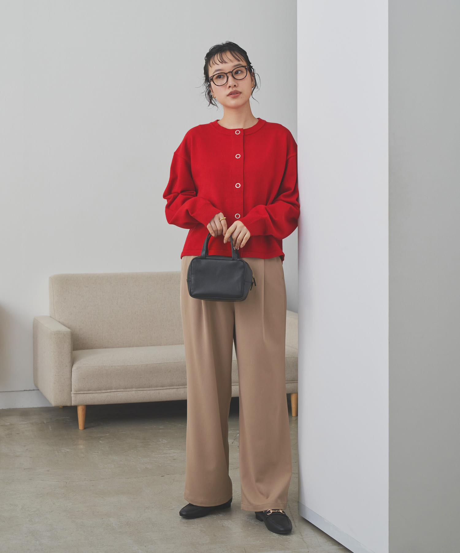 URBAN RESEARCH DOORS「『仁村紗和さん着用』『UR TECH』完声フロントタックイージーパンツ」|その他|