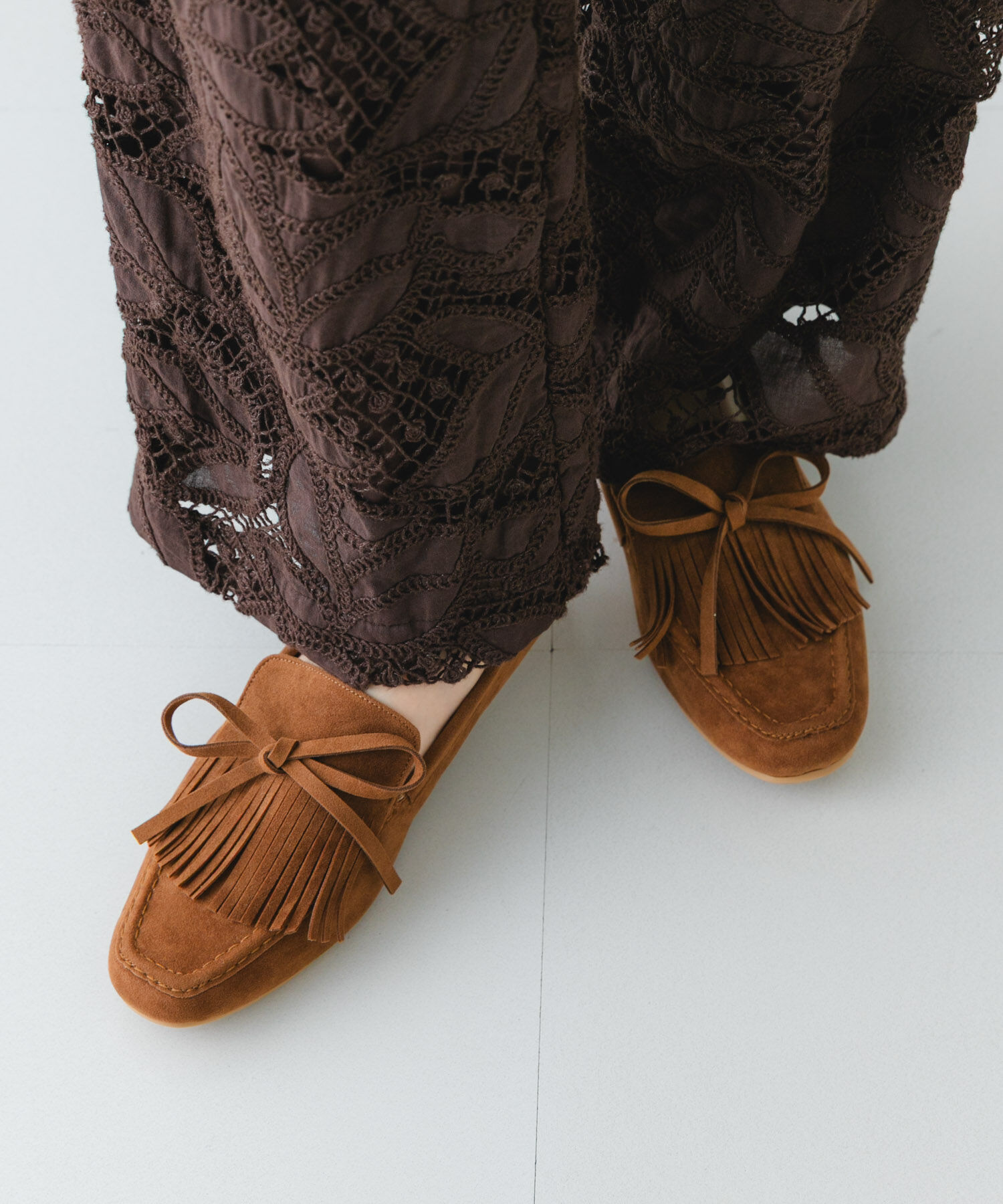 RODE SKO「リボンフリンジローファー」|ローファー|