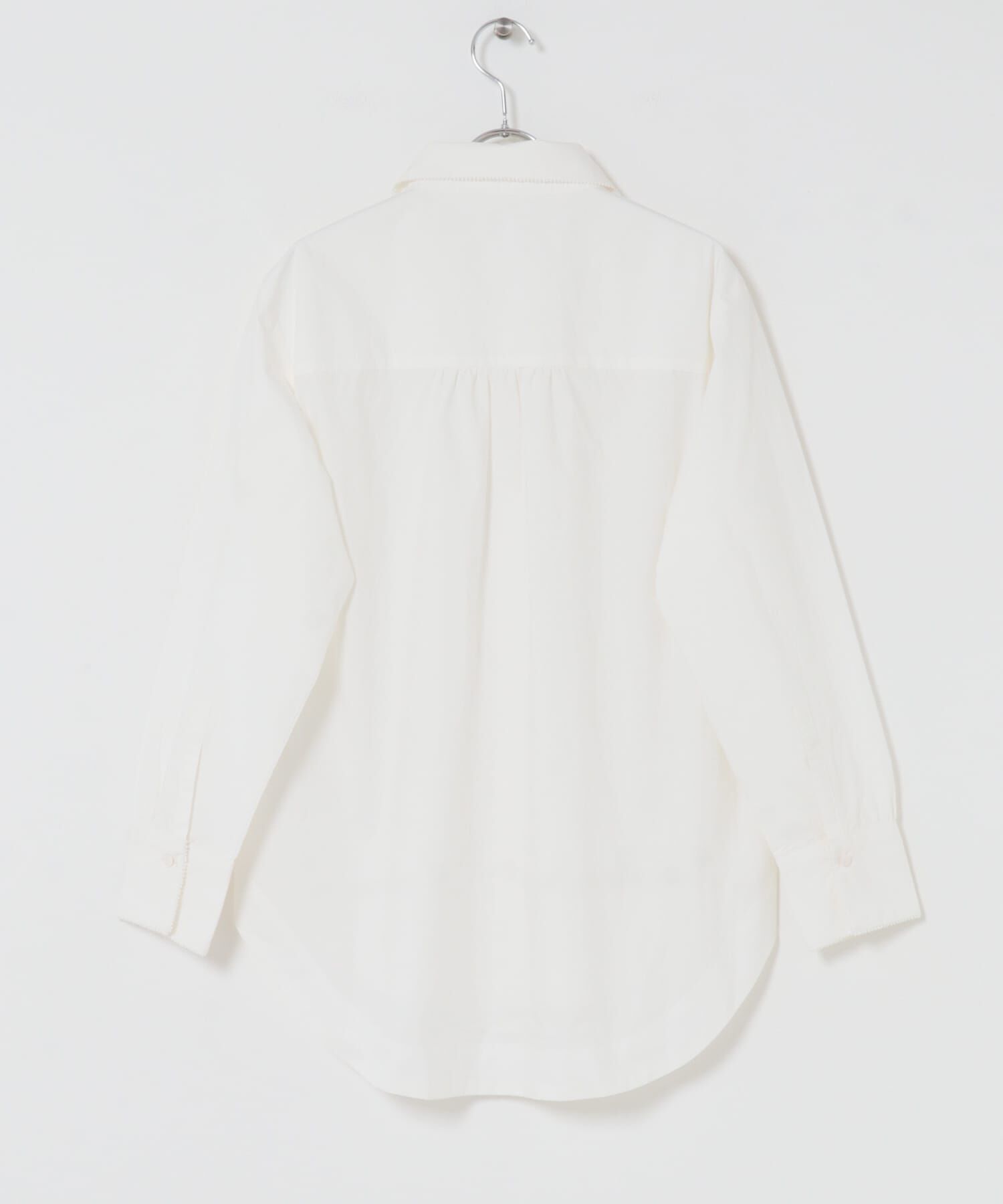 URBAN RESEARCH ROSSO「F by ROSSO　トリミングレースビッグカラーシャツ」|シャツ・ブラウス|