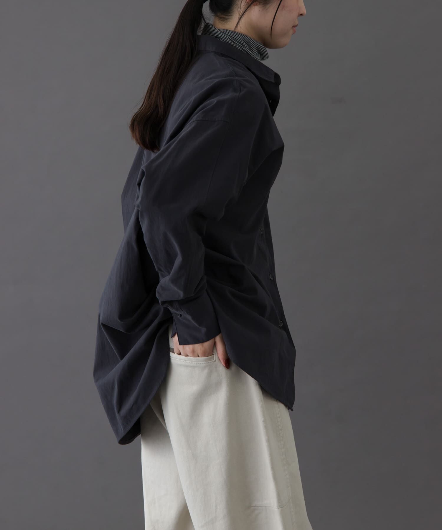 URBAN RESEARCH DOORS「FORK&SPOON　ドルマンスリーブシャツ」|シャツ・ブラウス|