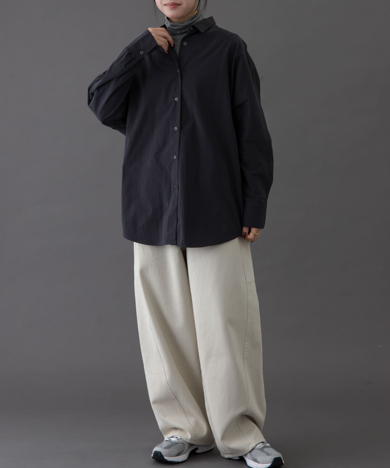 URBAN RESEARCH DOORS「FORK&SPOON　ドルマンスリーブシャツ」|シャツ・ブラウス|