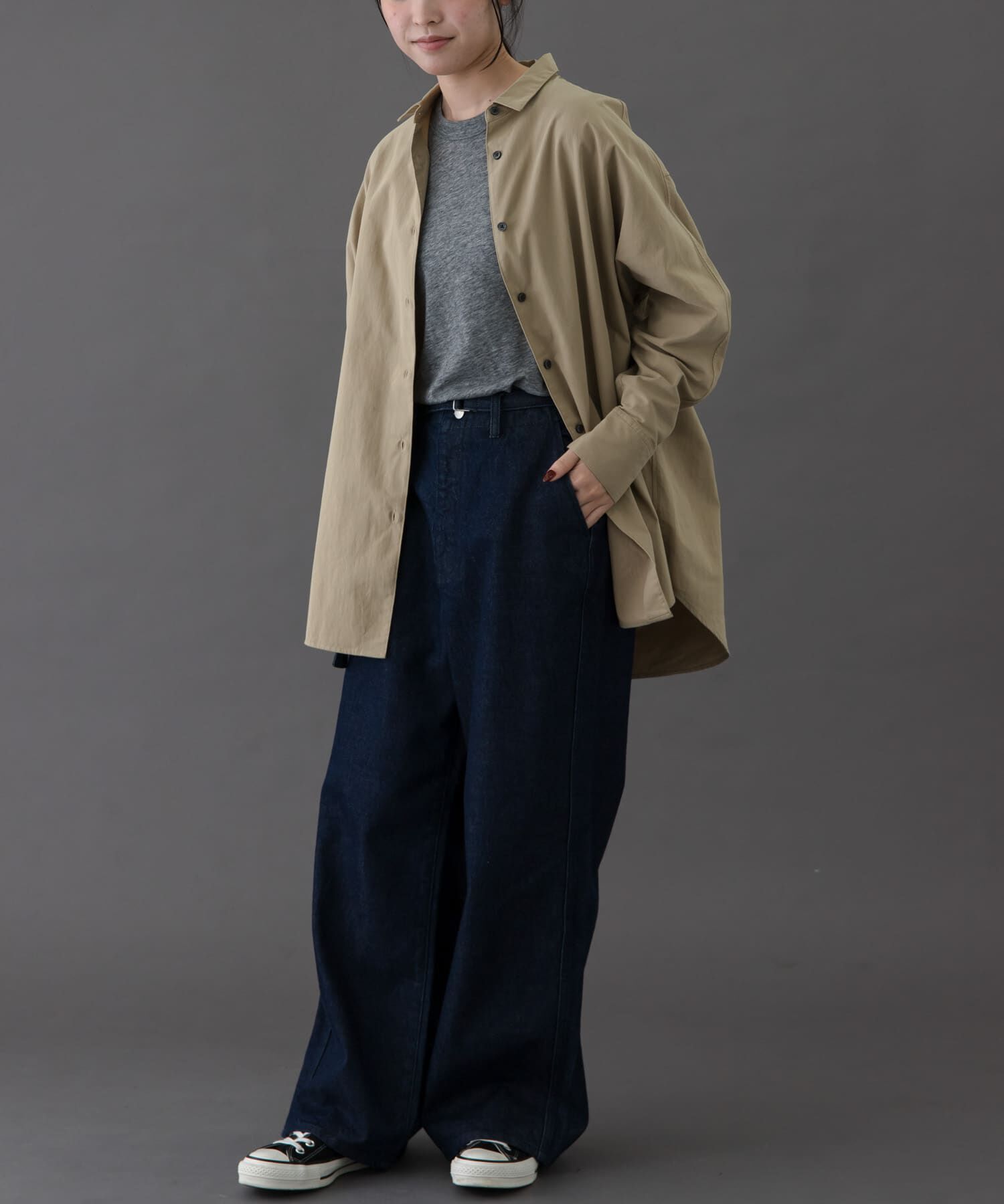 URBAN RESEARCH DOORS「FORK&SPOON　ドルマンスリーブシャツ」|シャツ・ブラウス|