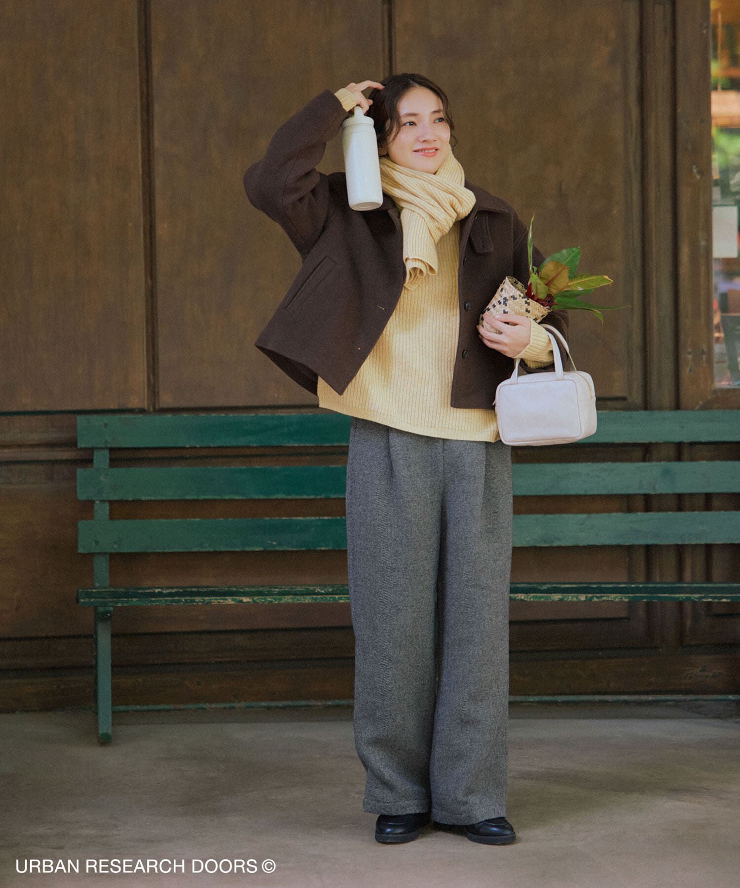 URBAN RESEARCH DOORS「『仁村紗和さん着用』『UR TECH』完声/暖タックイージーパンツ」|その他|