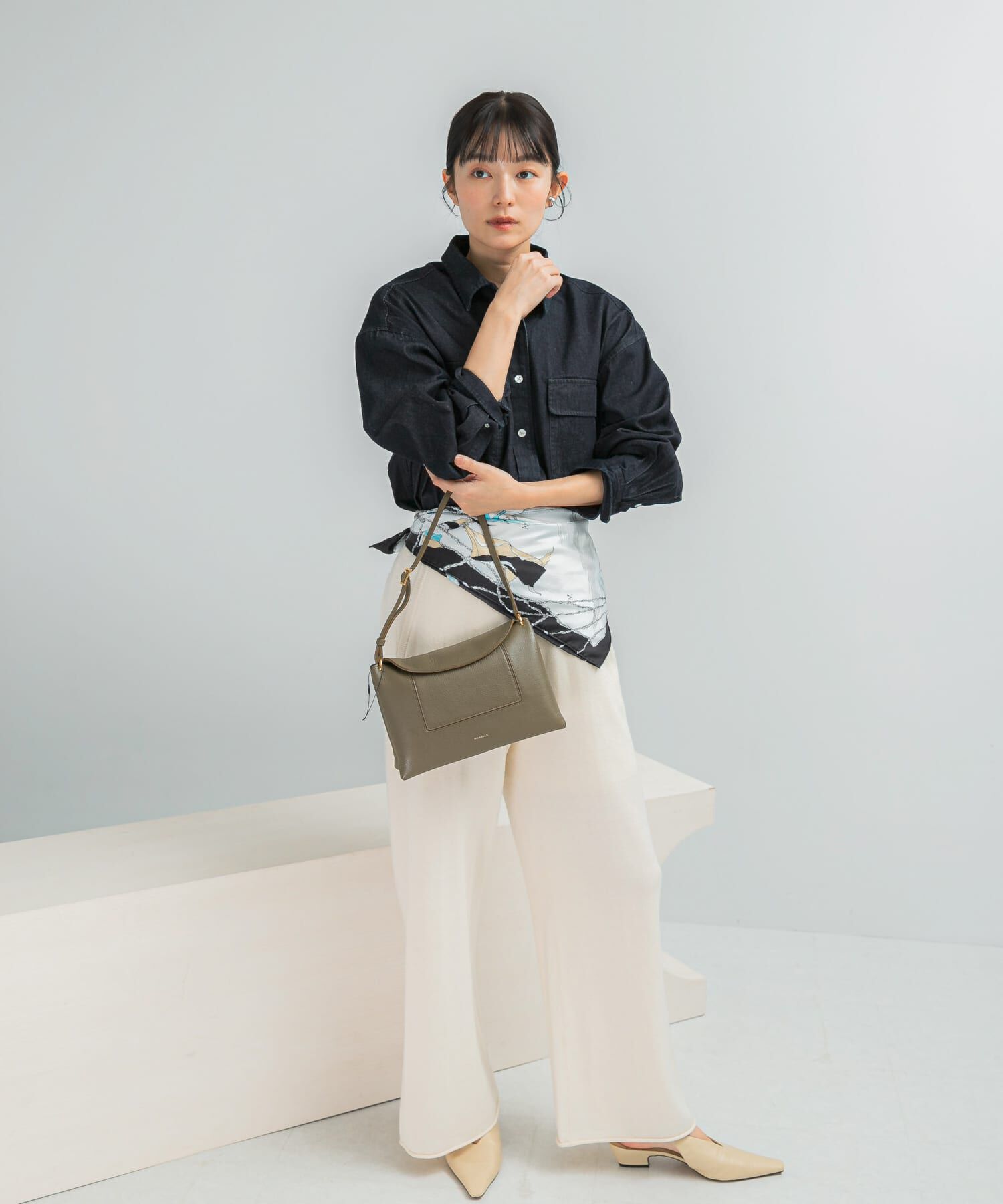 URBAN RESEARCH ROSSO「『WEB限定』デニムオーバーシャツ」|シャツ・ブラウス|