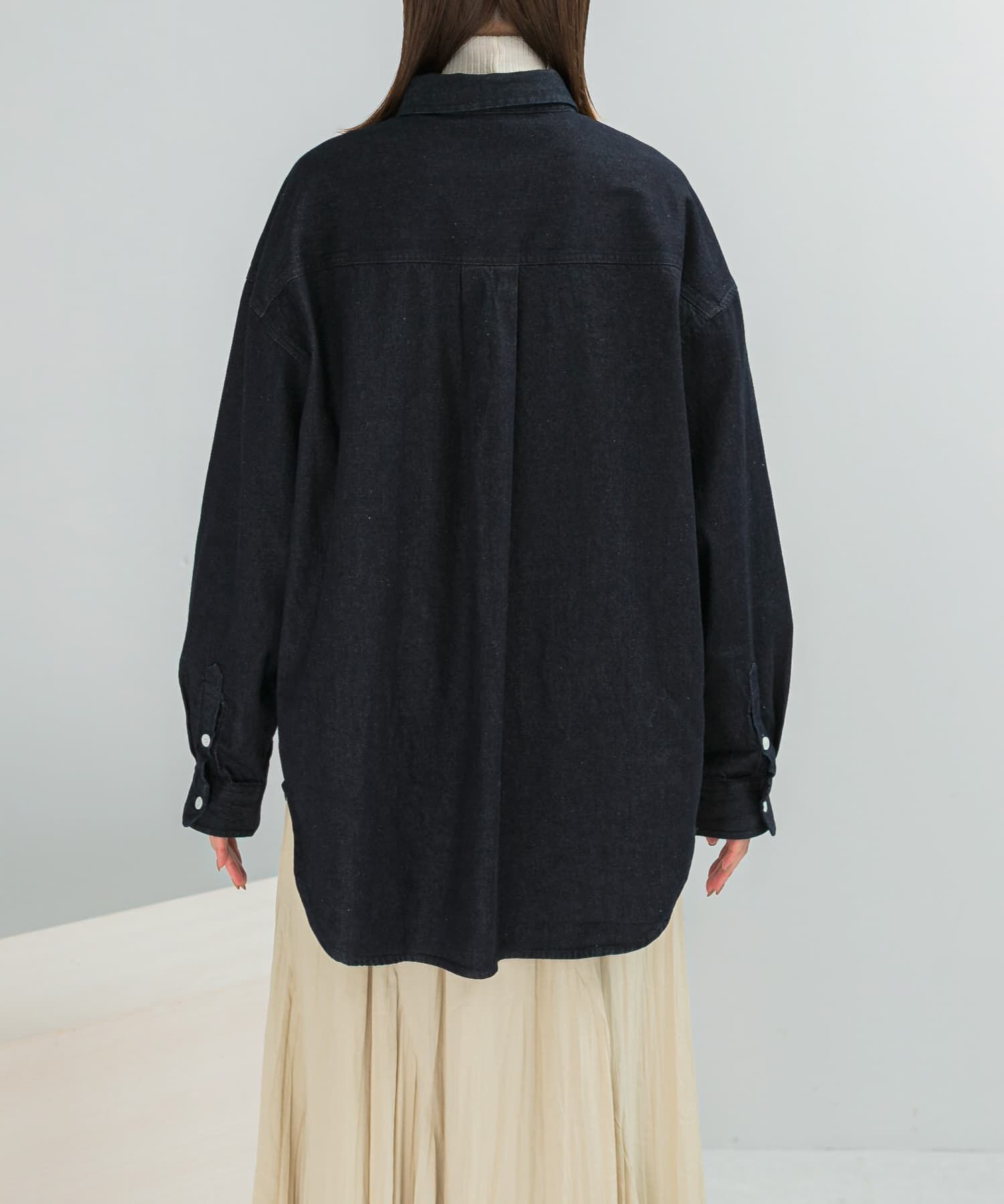 URBAN RESEARCH ROSSO「『WEB限定』デニムオーバーシャツ」|シャツ・ブラウス|