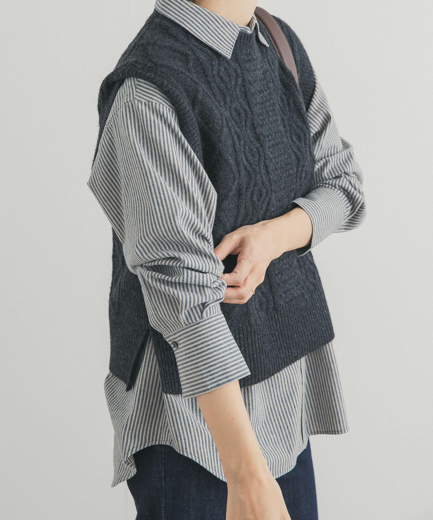 URBAN RESEARCH DOORS「起毛レギュラーカラーシャツ」|シャツ・ブラウス|