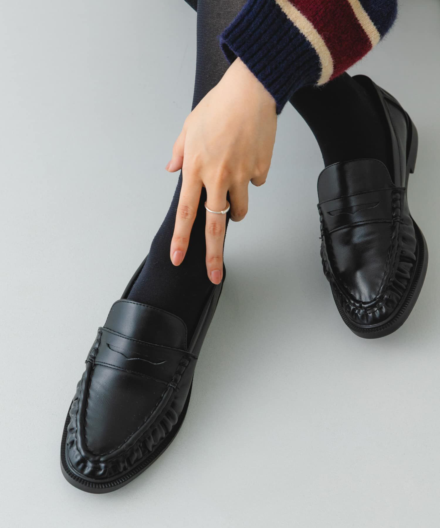 RODE SKO「ギャザーローファー」|ローファー|