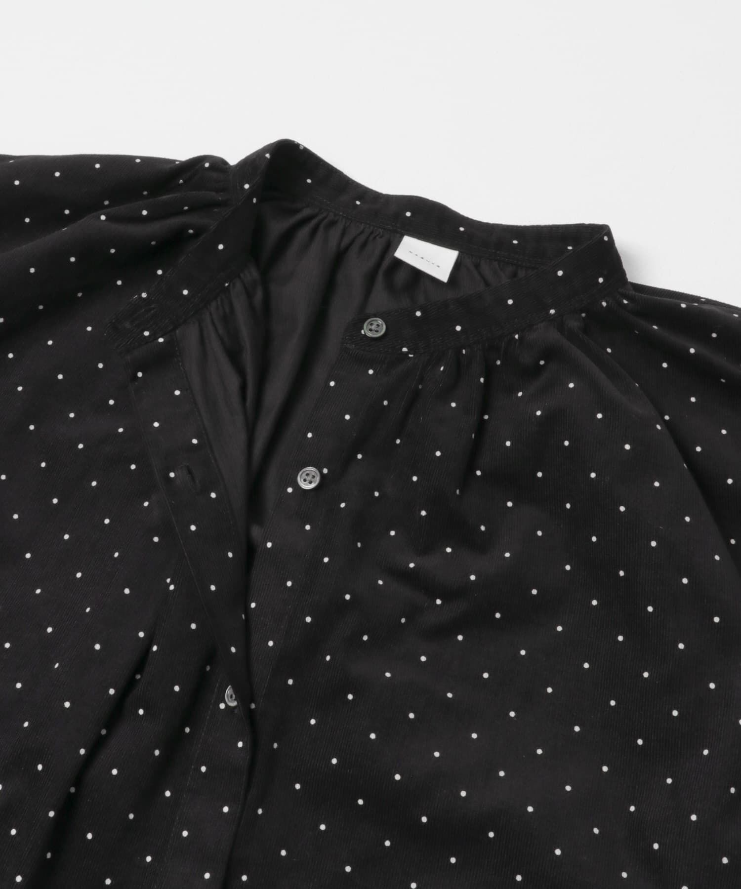 かぐれ「ドットコーデュロイブラウス」|シャツ・ブラウス|