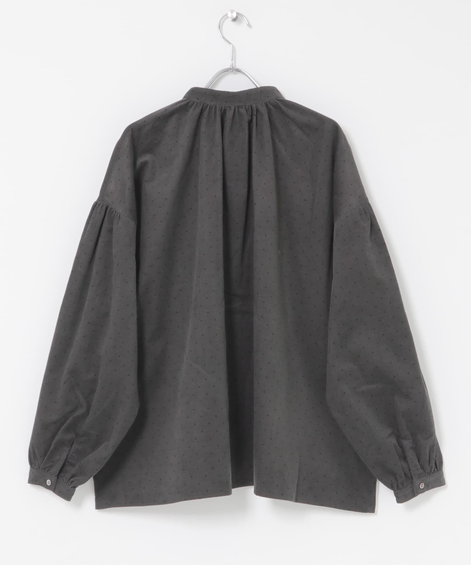 かぐれ「ドットコーデュロイブラウス」|シャツ・ブラウス|