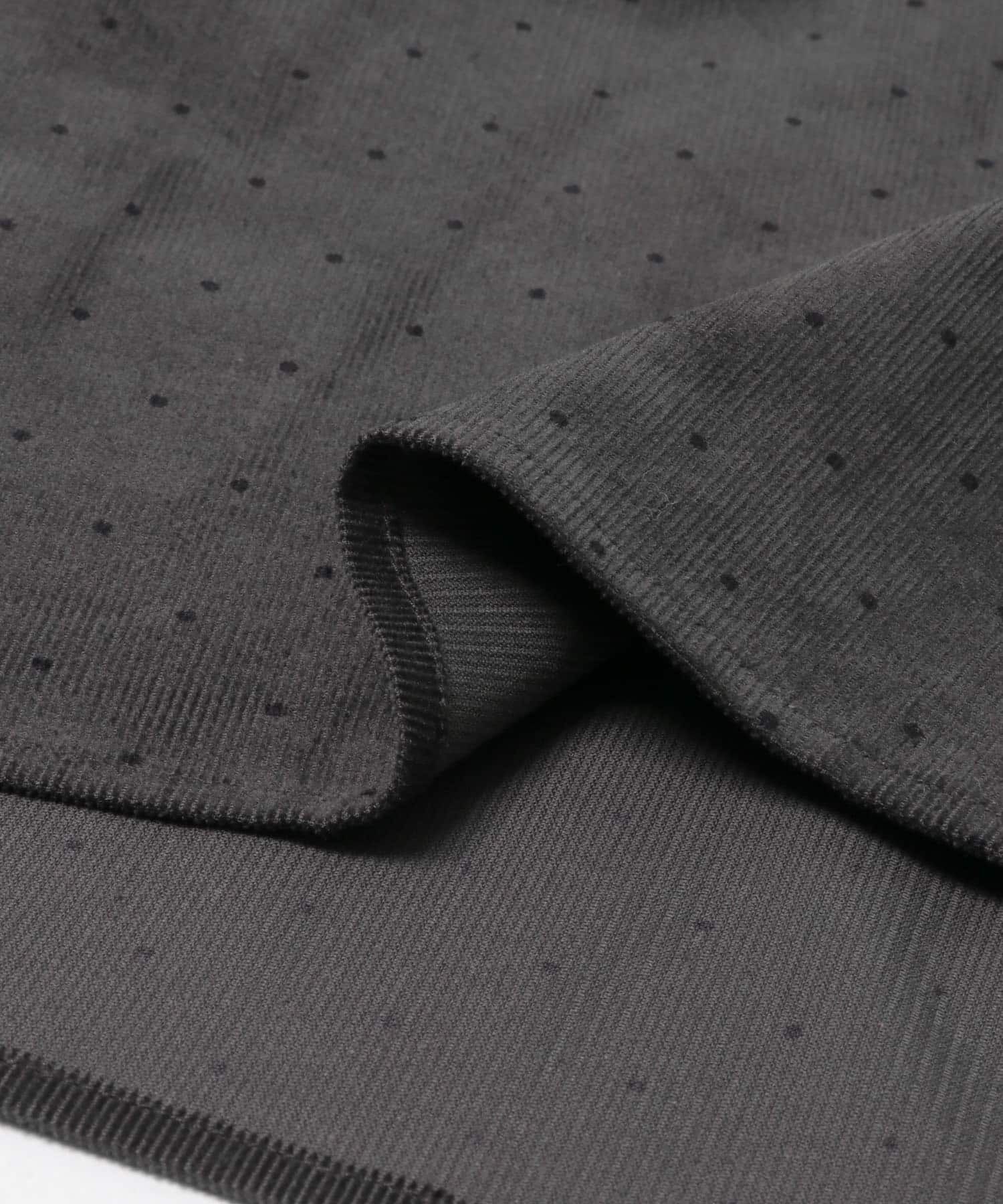 かぐれ「ドットコーデュロイブラウス」|シャツ・ブラウス|