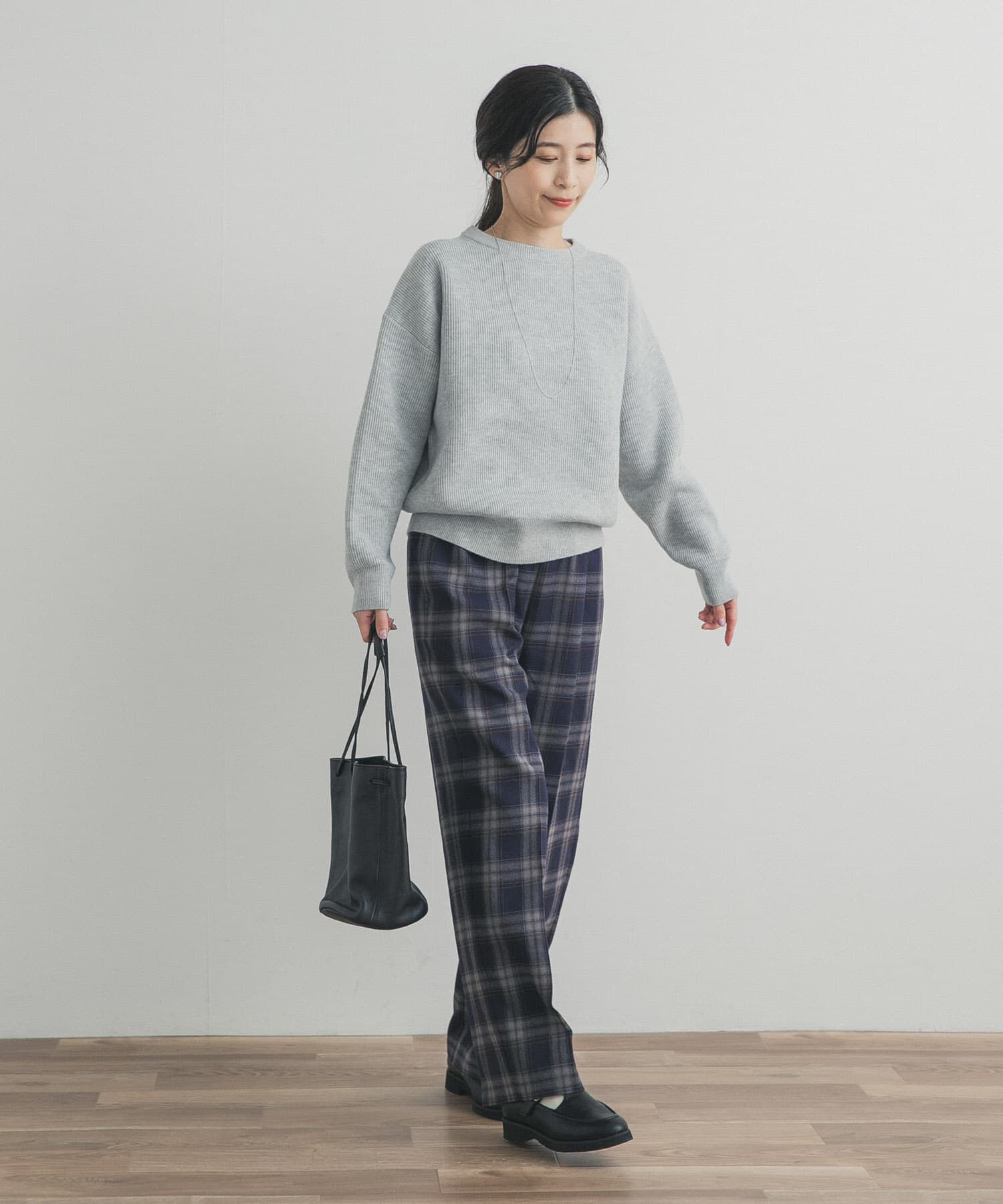 URBAN RESEARCH DOORS「『UR TECH』チェックストレートイージーパンツ」|その他|