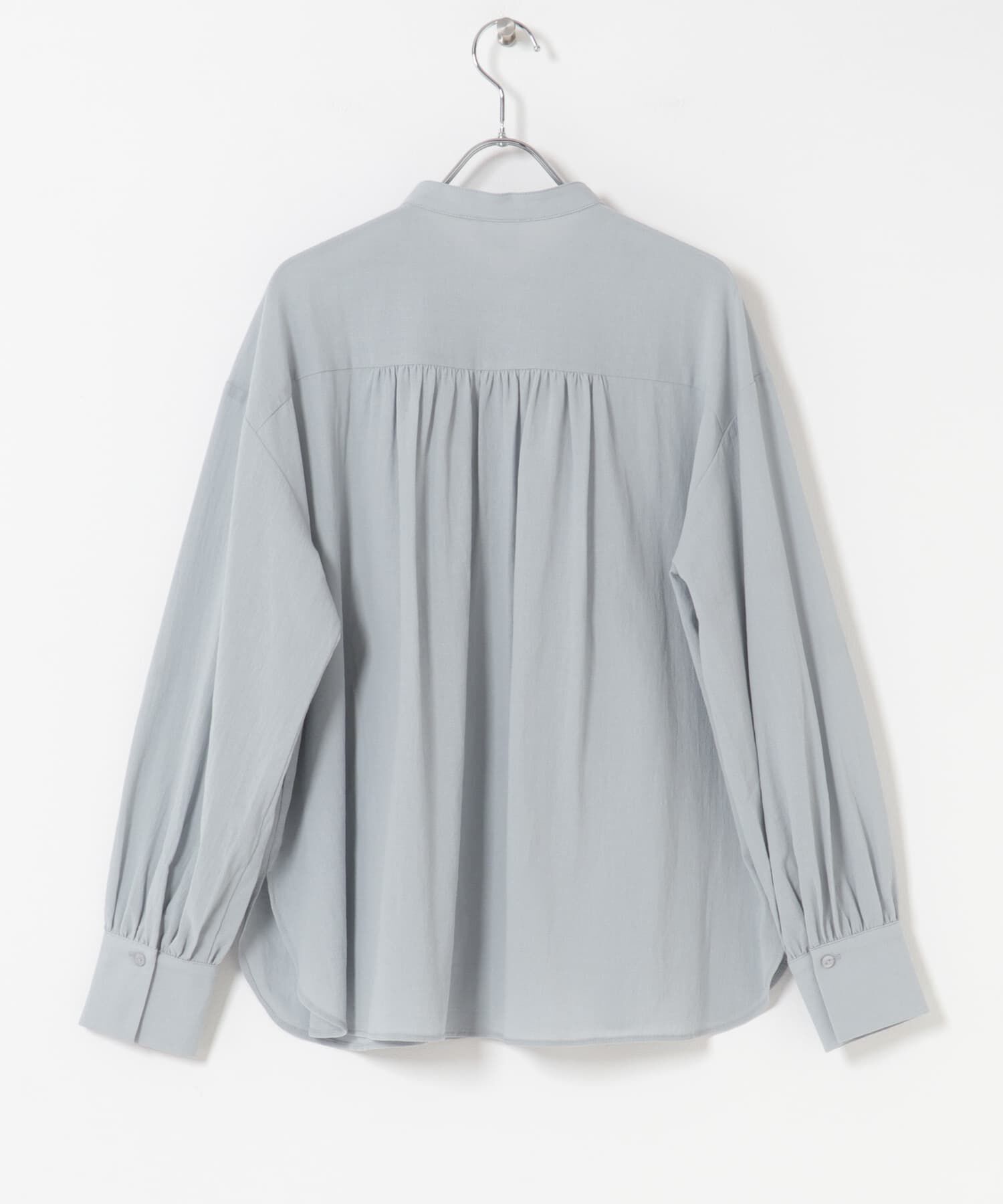 URBAN RESEARCH DOORS「フロントフリルスタンドカラーブラウス」|シャツ・ブラウス|