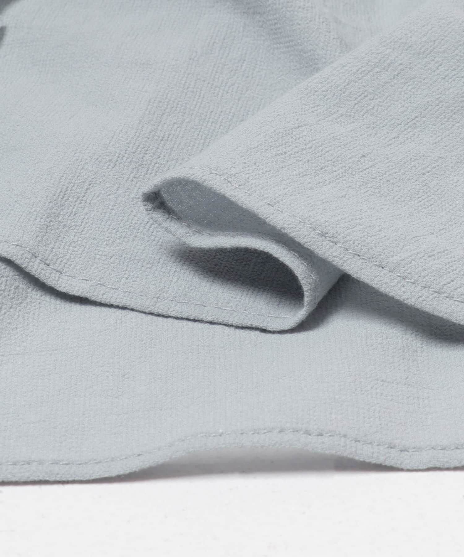 URBAN RESEARCH DOORS「フロントフリルスタンドカラーブラウス」|シャツ・ブラウス|