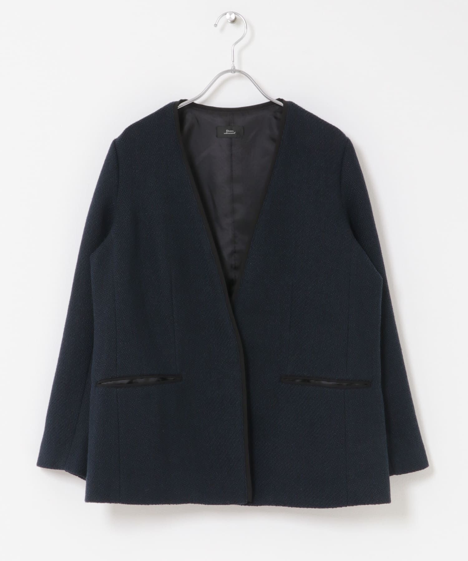 URBAN RESEARCH DOORS「ツィードVネックロングジャケット」|その他|