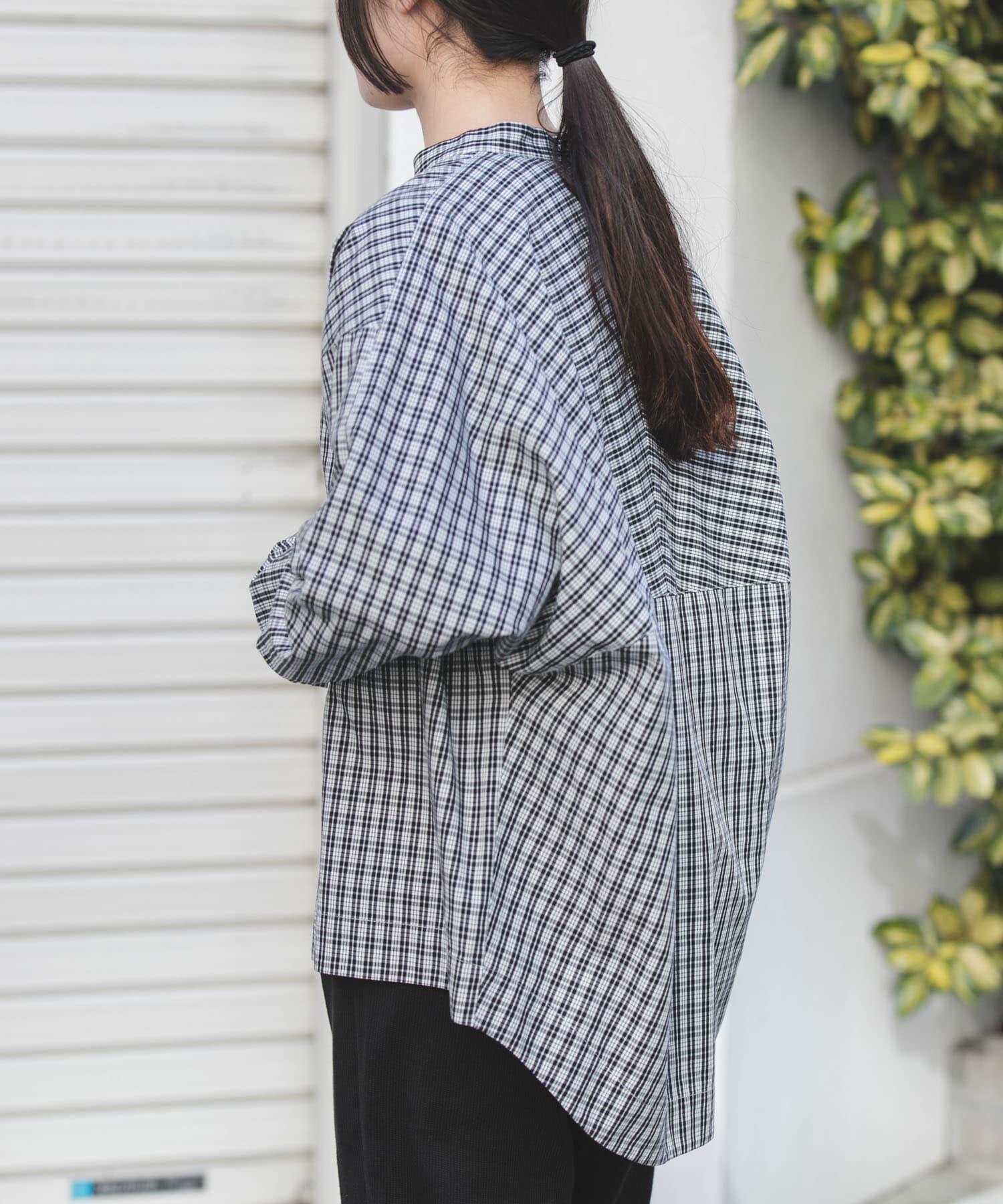 URBAN RESEARCH DOORS「FORK&SPOON　ギボシコクーンロングスリーブシャツ」|シャツ・ブラウス|