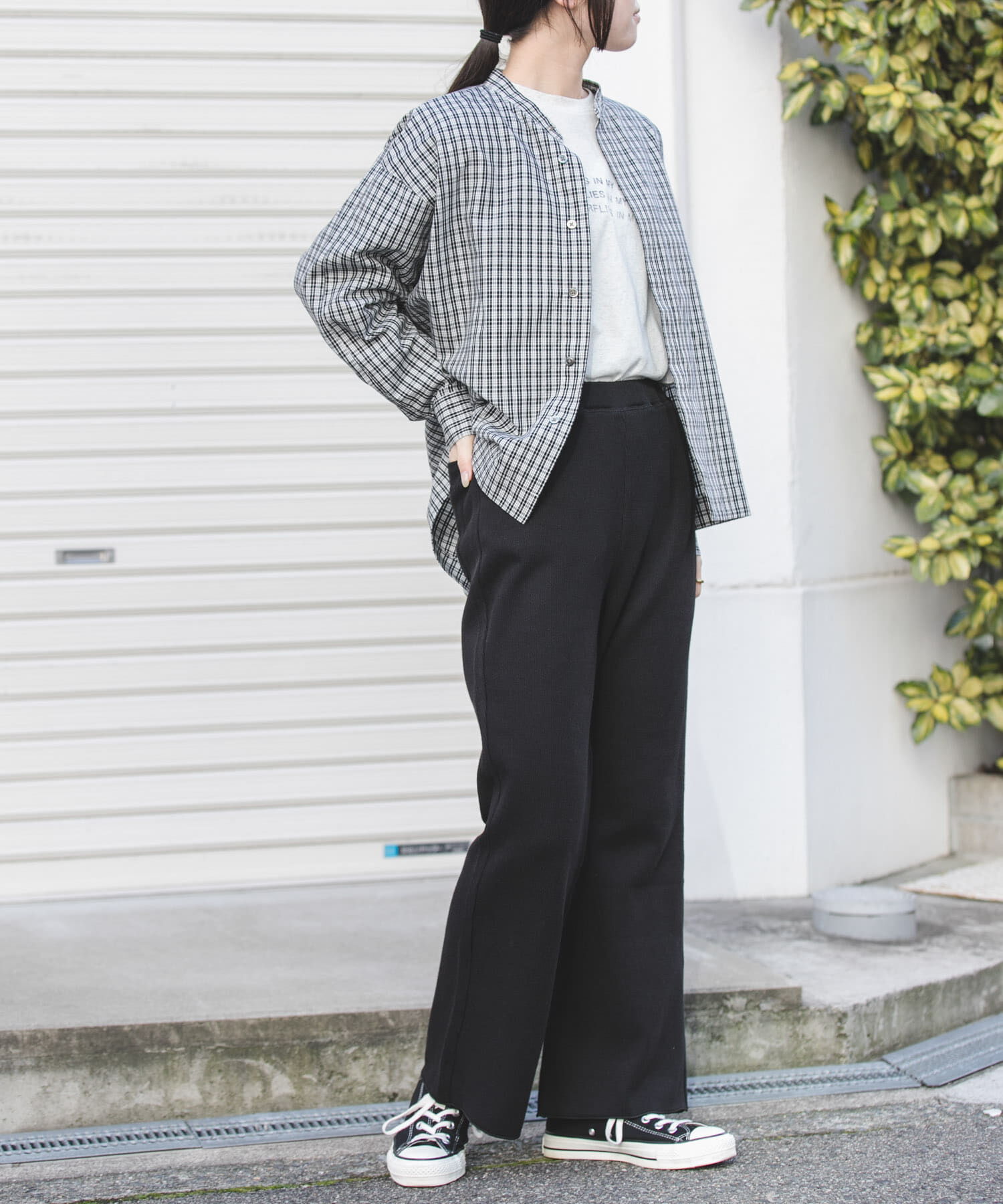 URBAN RESEARCH DOORS「FORK&SPOON　ギボシコクーンロングスリーブシャツ」|シャツ・ブラウス|