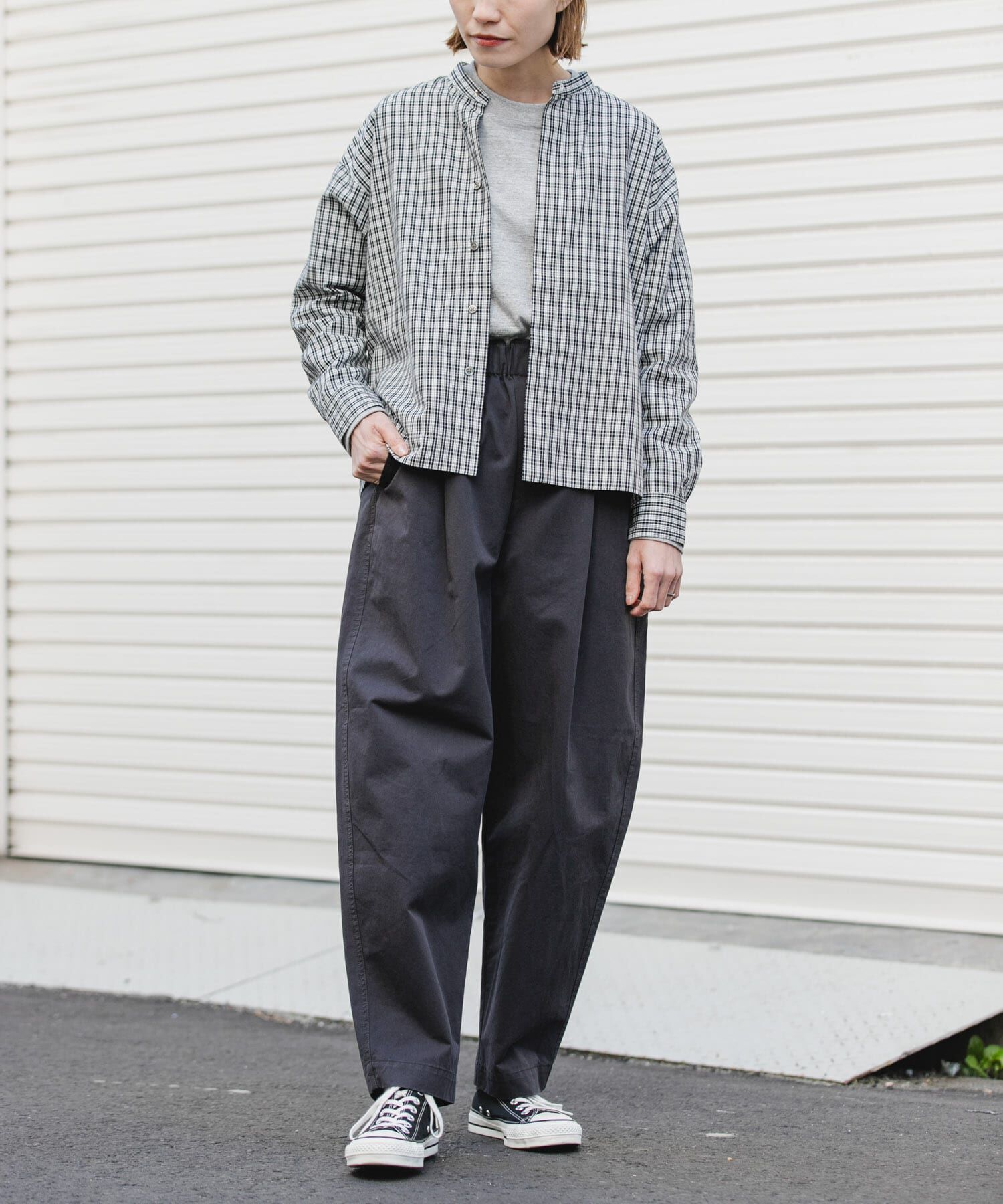 URBAN RESEARCH DOORS「FORK&SPOON　ギボシコクーンロングスリーブシャツ」|シャツ・ブラウス|