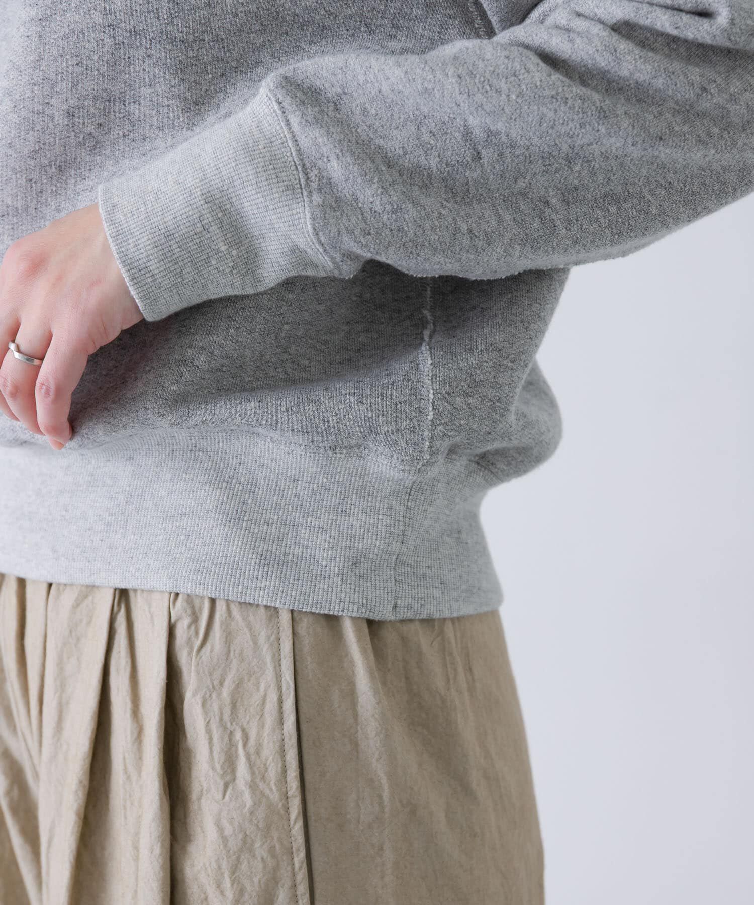 かぐれ「『2サイズ展開』コットンリヨセルスウェットプルオーバー」|スウェット・ジャージ|