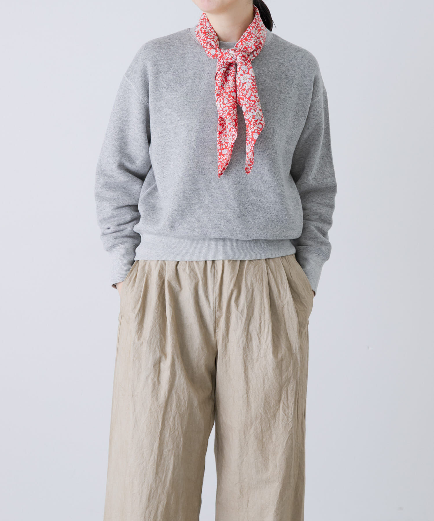 かぐれ「『2サイズ展開』コットンリヨセルスウェットプルオーバー」|スウェット・ジャージ|