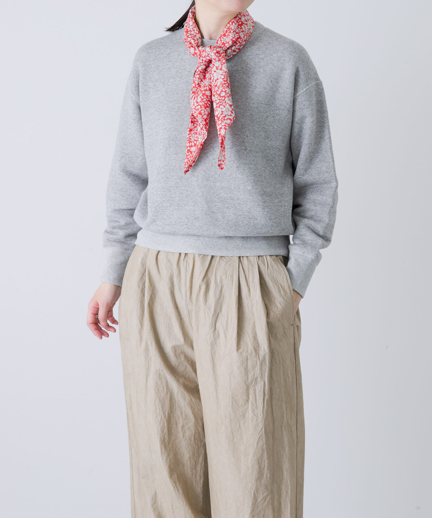 かぐれ「『2サイズ展開』コットンリヨセルスウェットプルオーバー」|スウェット・ジャージ|