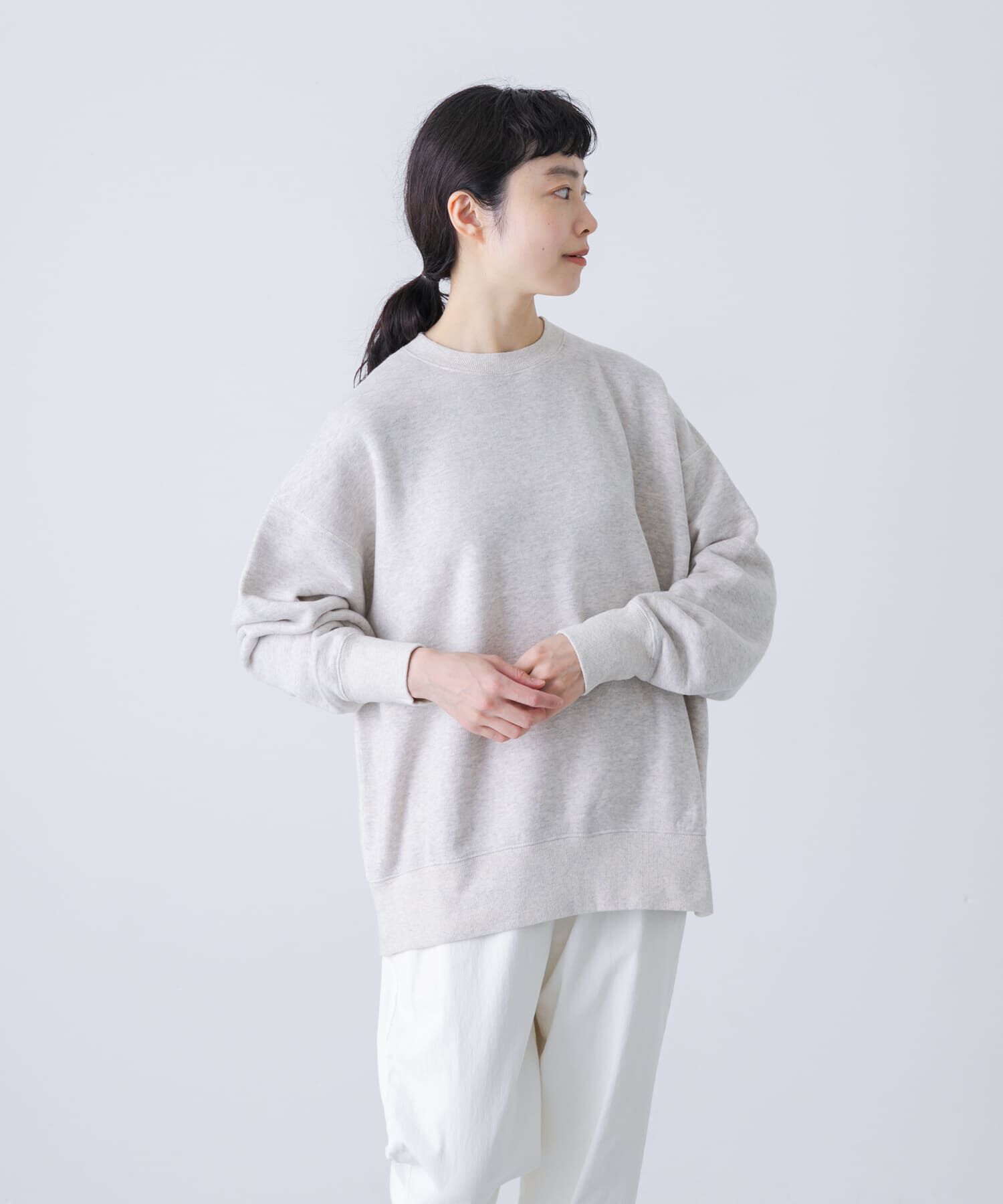 かぐれ「『2サイズ展開』コットンリヨセルスウェットプルオーバー」|スウェット・ジャージ|