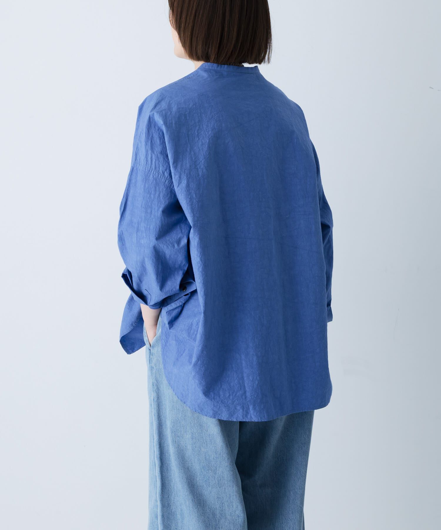 かぐれ「コットンリネンWポケットシャツ」|シャツ・ブラウス|