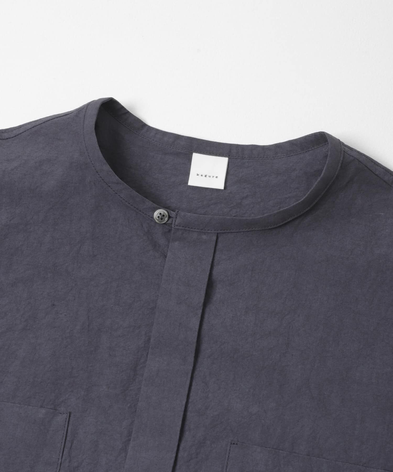 かぐれ「コットンリネンWポケットシャツ」|シャツ・ブラウス|