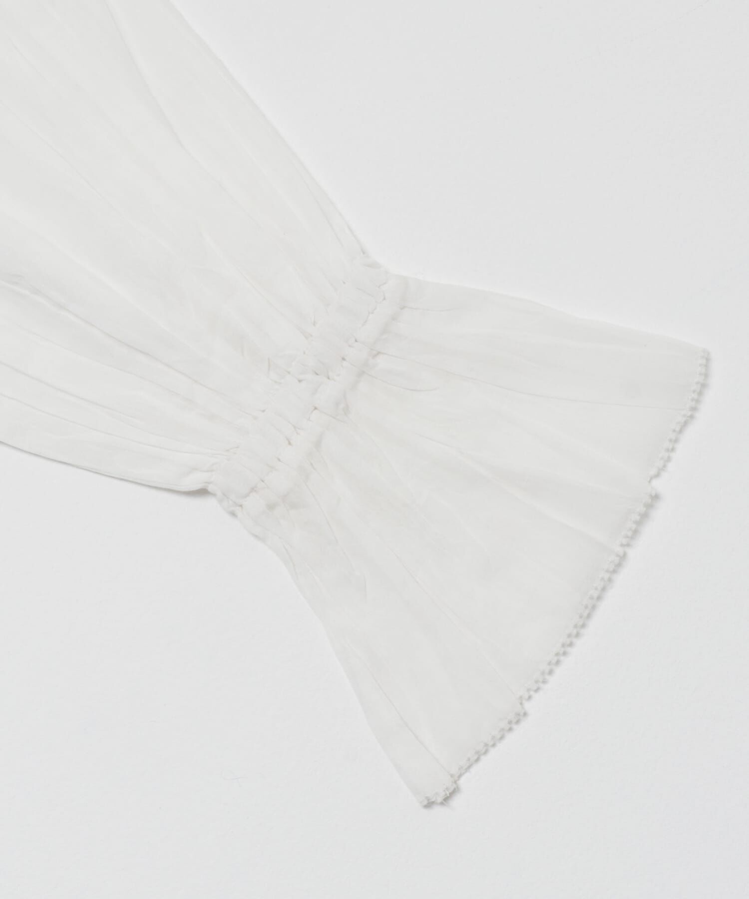 URBAN RESEARCH「コットンボイルラッフルブラウス」|シャツ・ブラウス|