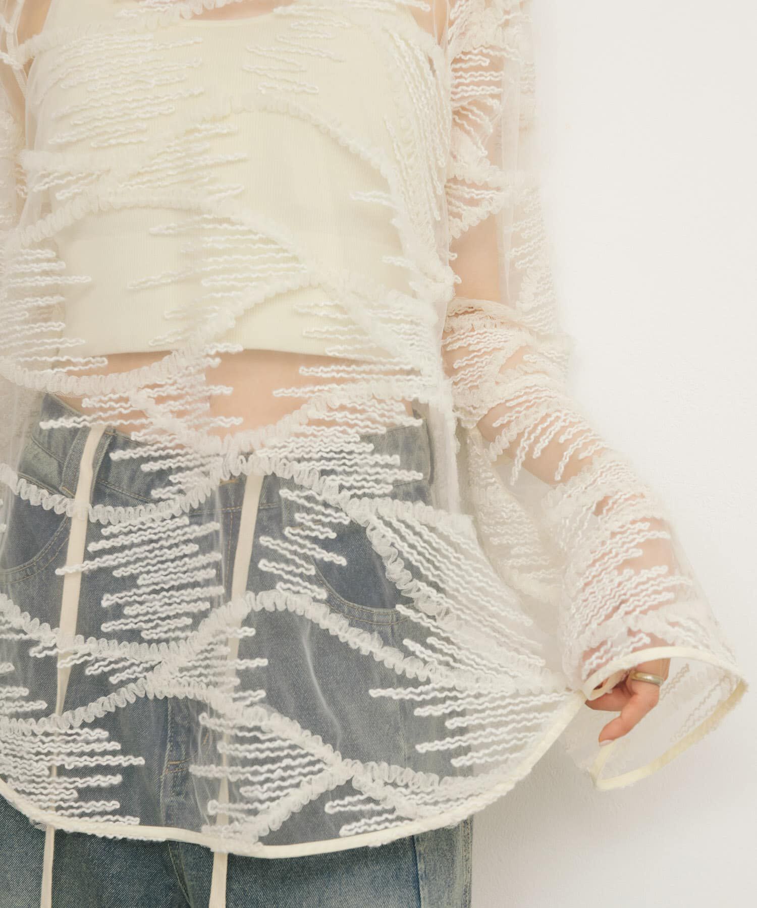  「バテンレースブラウス」|シャツ・ブラウス|