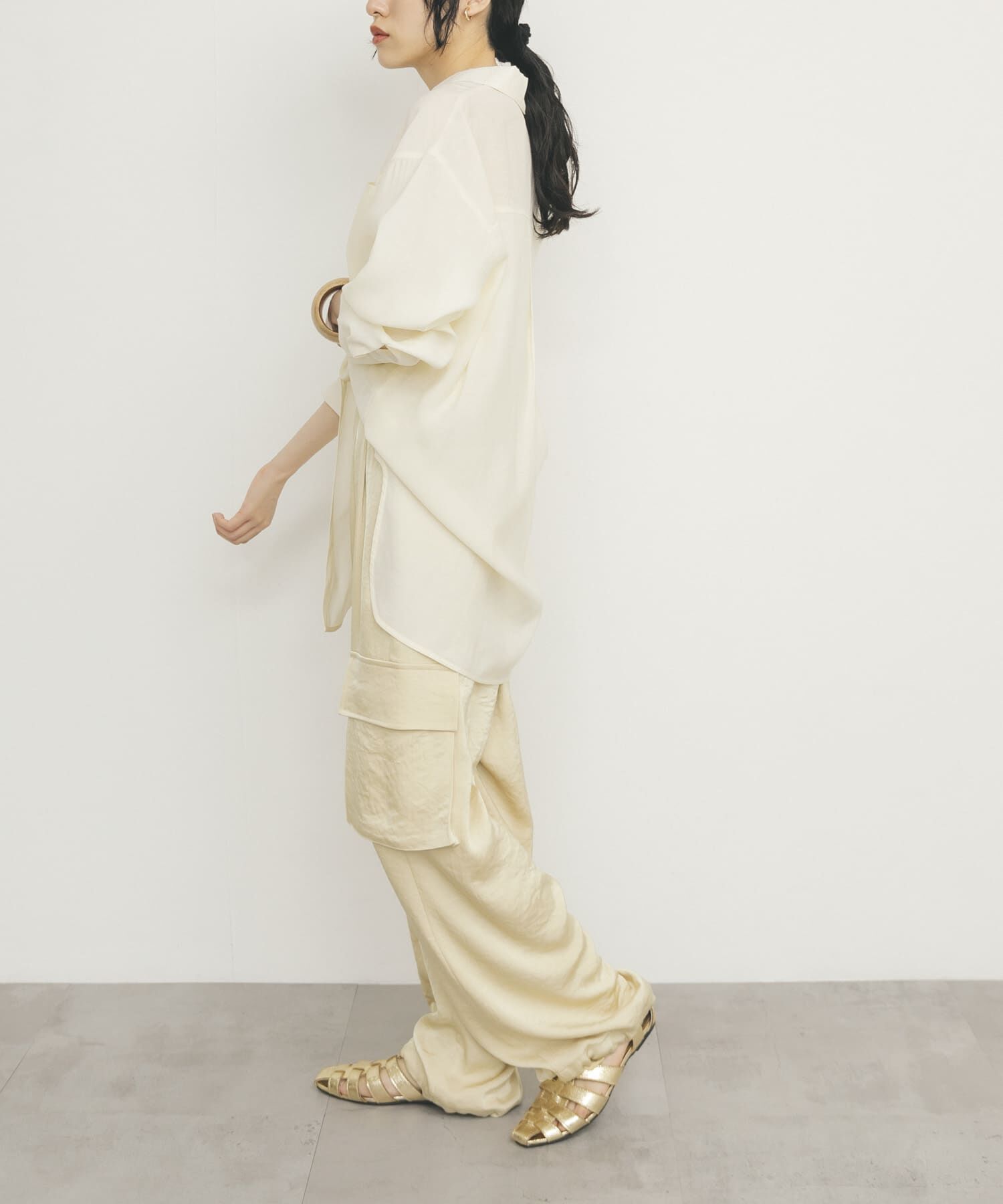  「シアーロングシャツ」|シャツ・ブラウス|