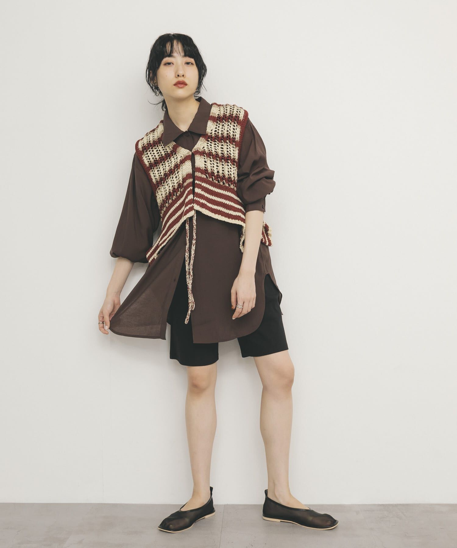  「シアーロングシャツ」|シャツ・ブラウス|