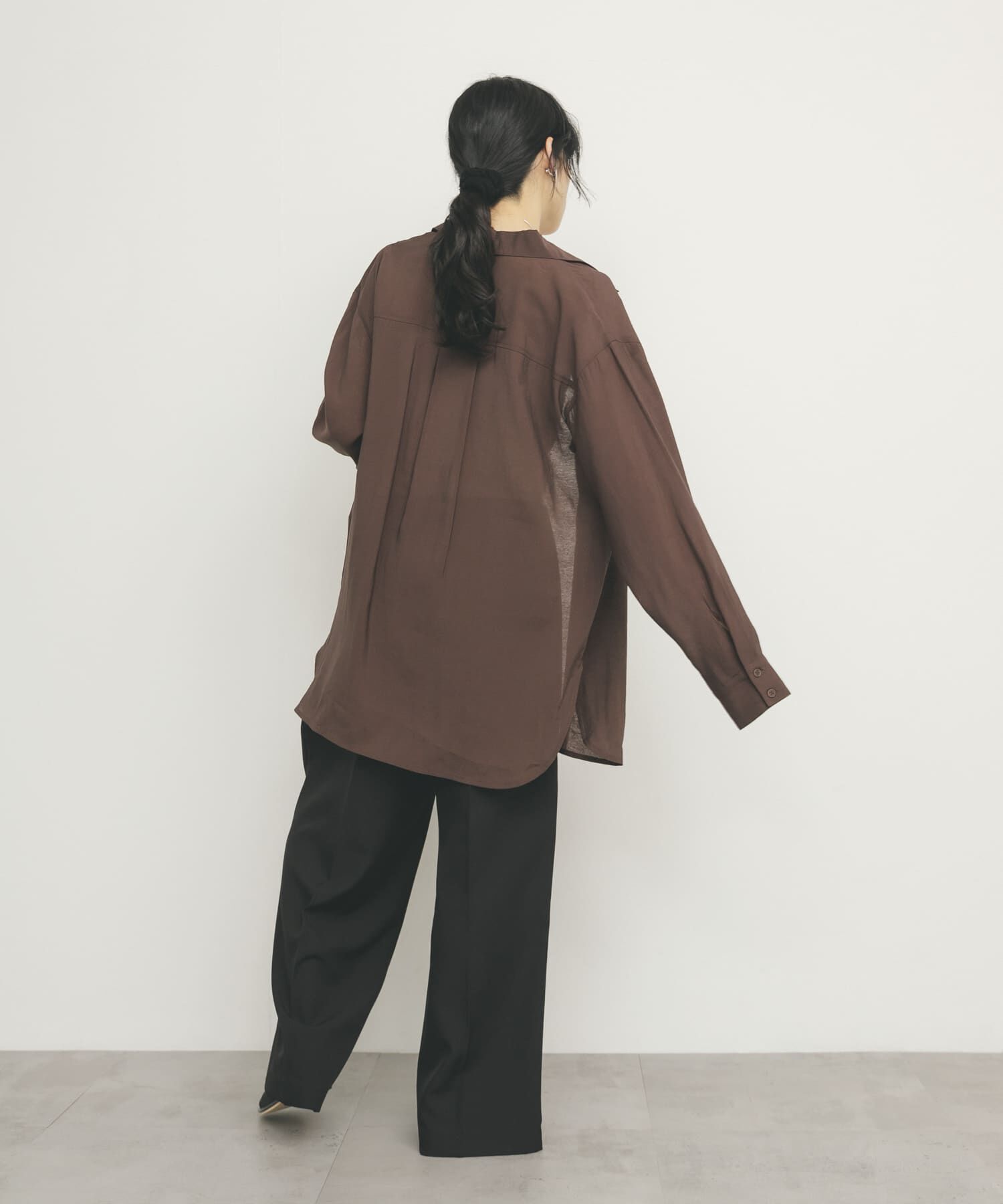  「シアーロングシャツ」|シャツ・ブラウス|