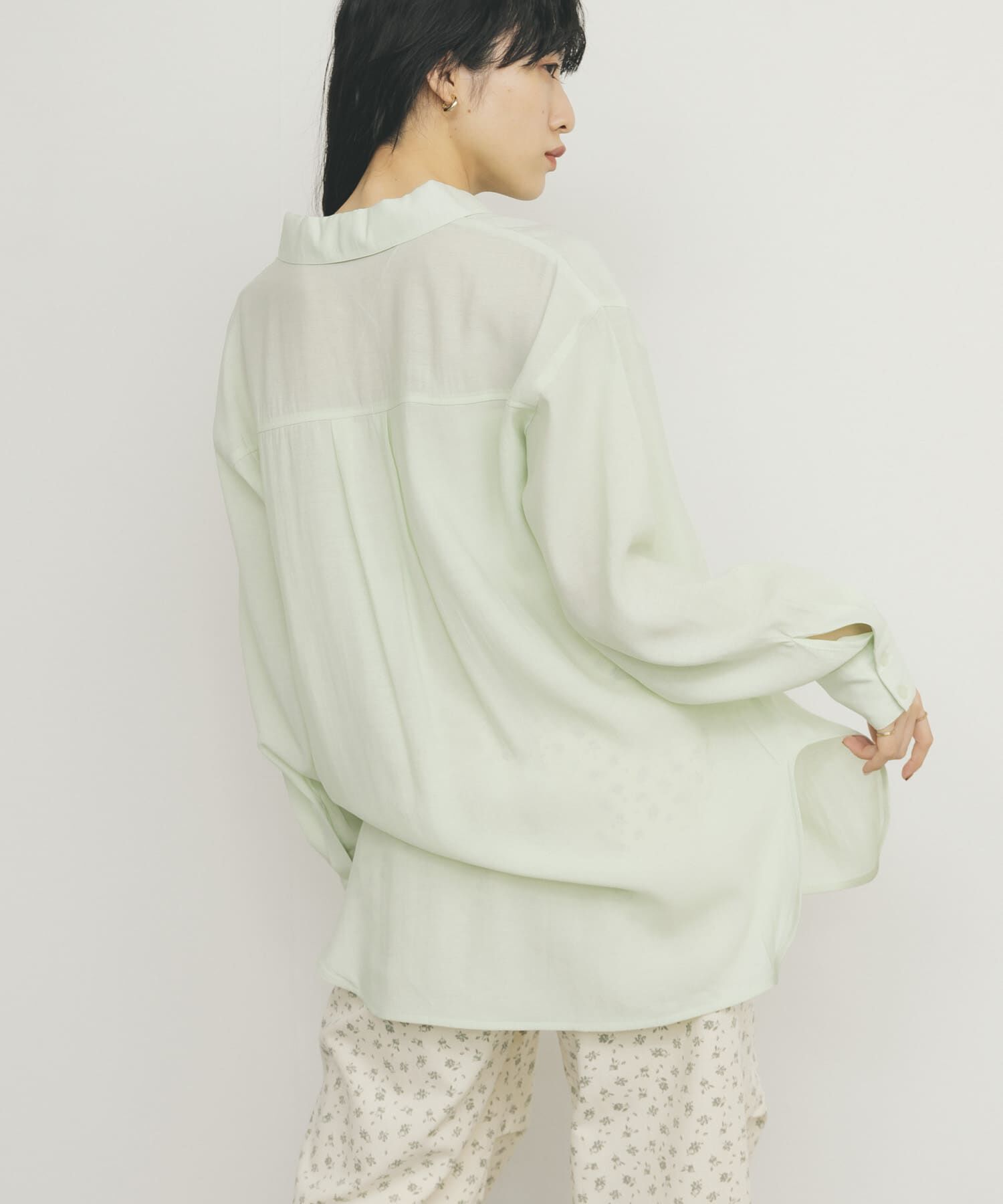  「シアーロングシャツ」|シャツ・ブラウス|