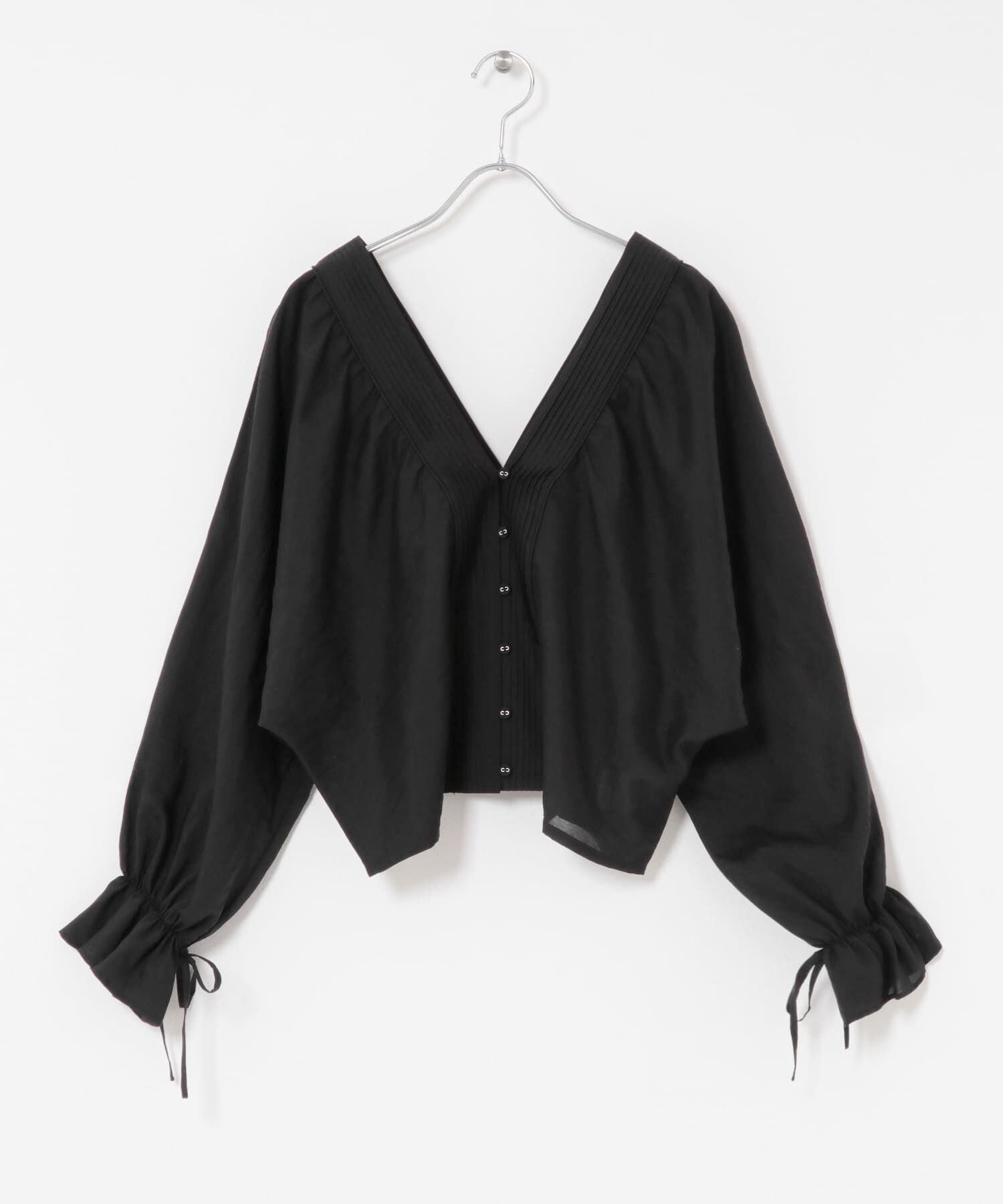  「ピンタックギャザーブラウス」|シャツ・ブラウス|